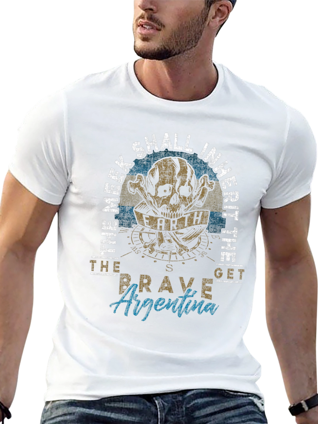 The Meek Argentina Skull T-Shirt