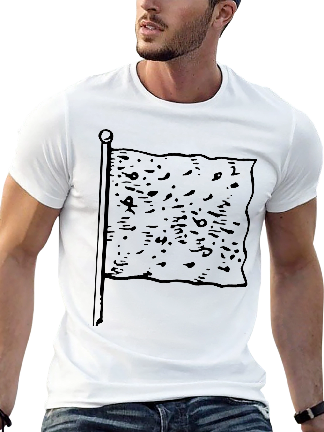 Black Flag Graphic Tee - Casual Style