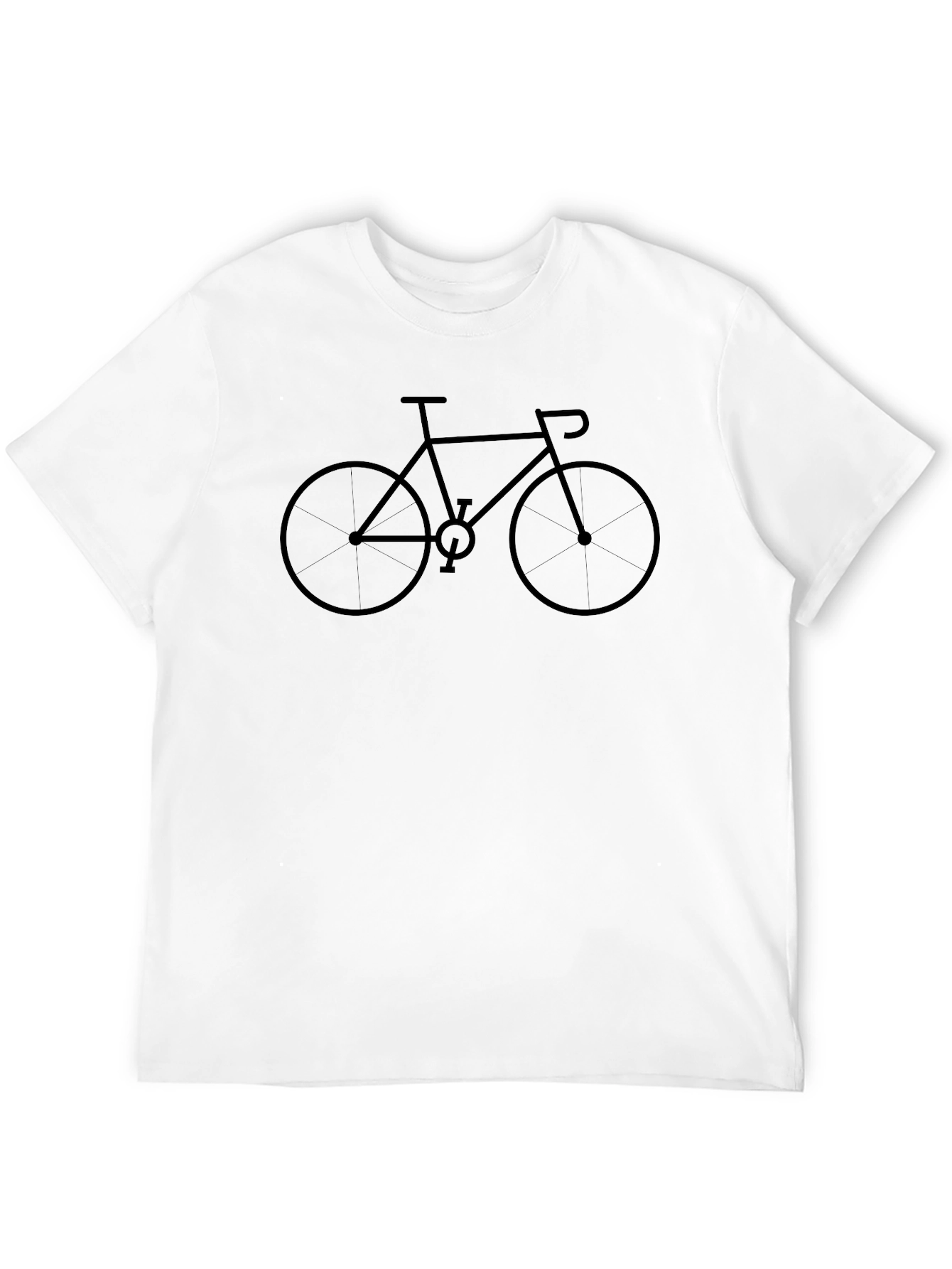 Black Bicycle Graphic T-Shirt