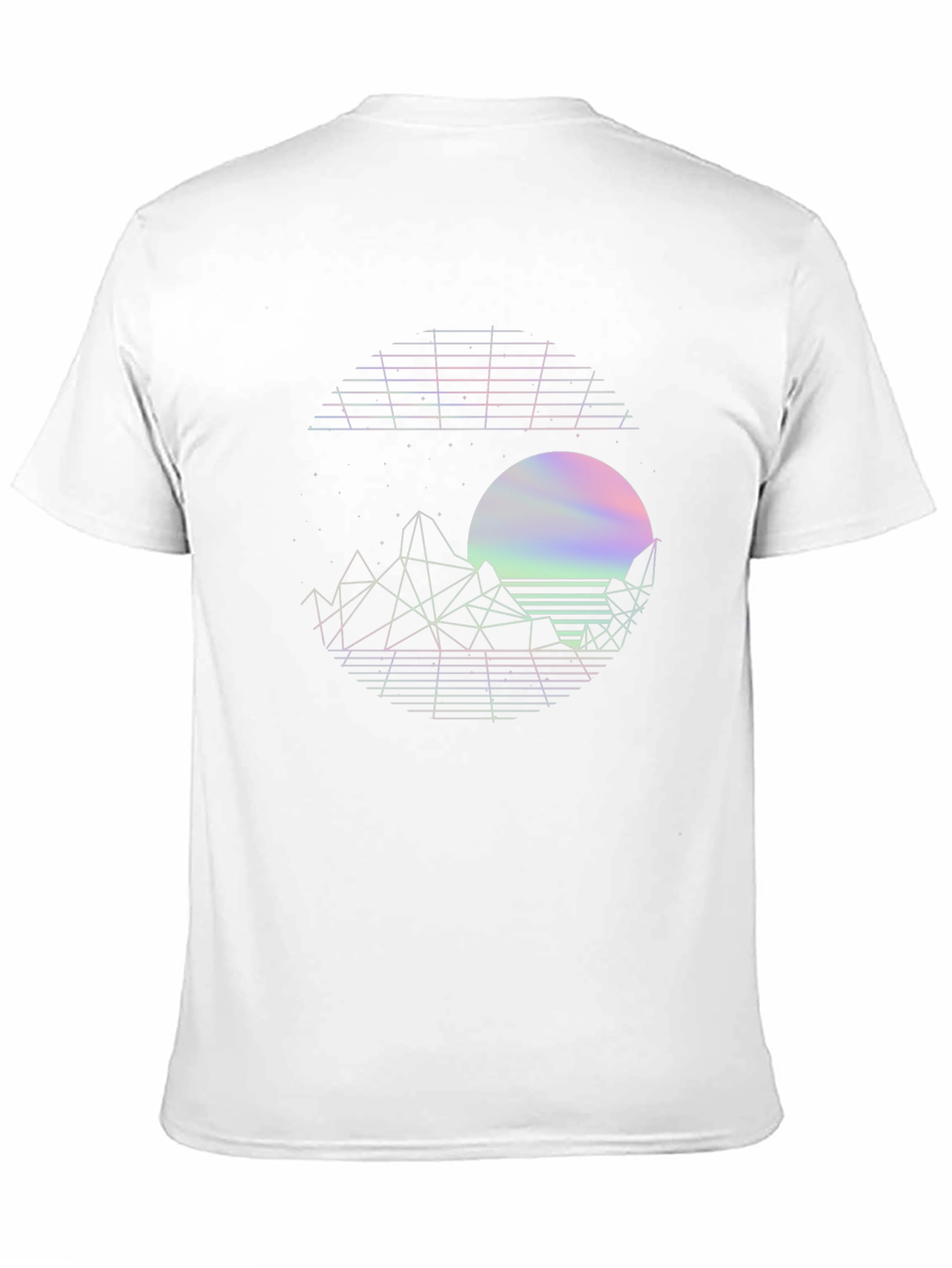 Retro Wave Graphic T-Shirt - Mens Black Tee