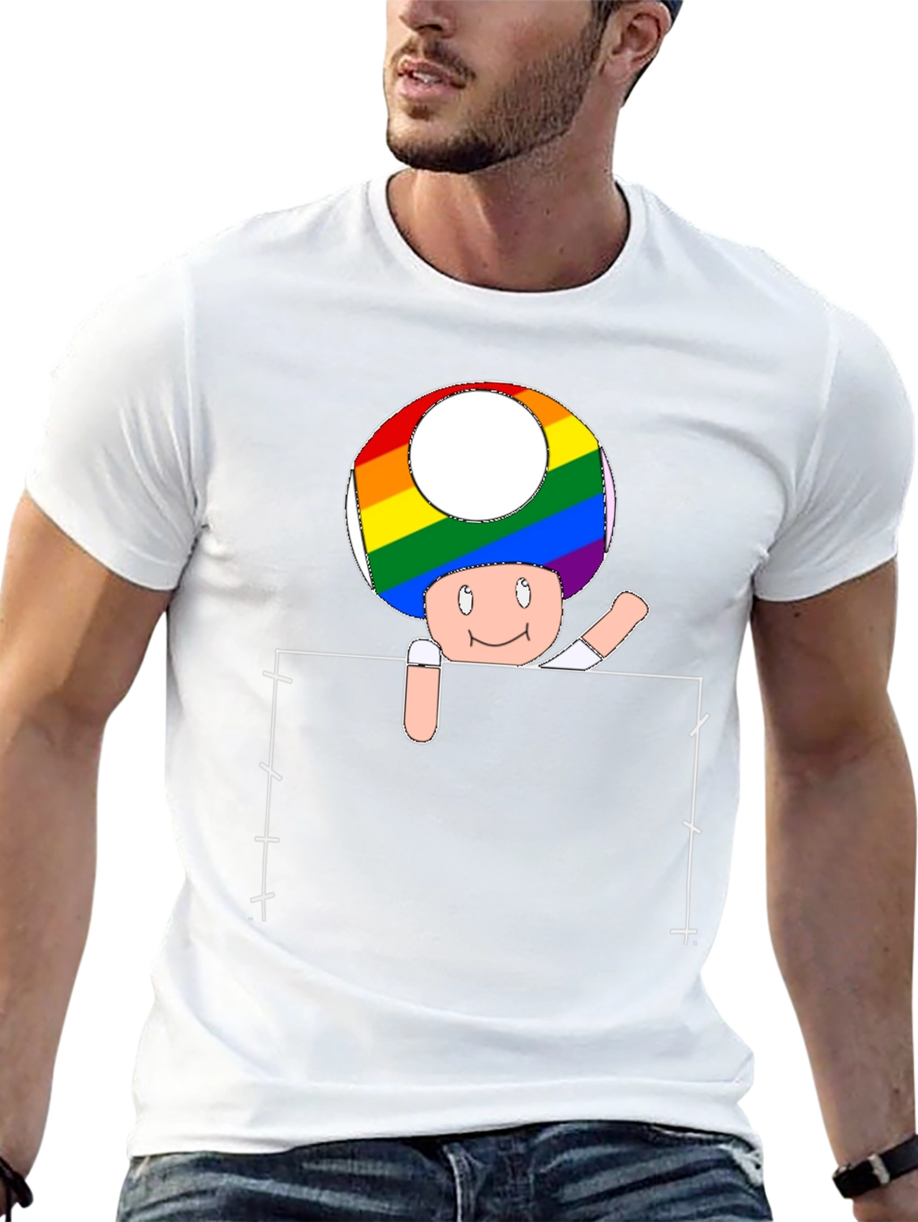 Rainbow Pride Toadstool T-Shirt
