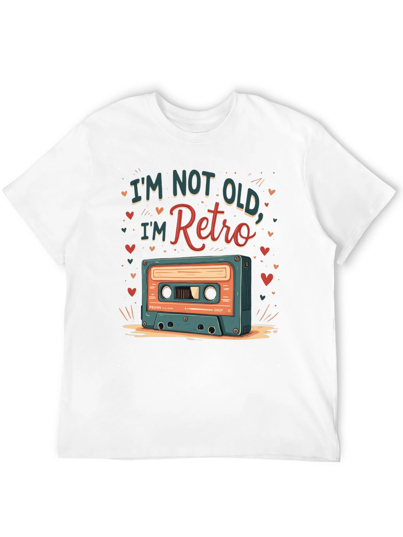 Retro Cassette Graphic Tee - Im Not Old