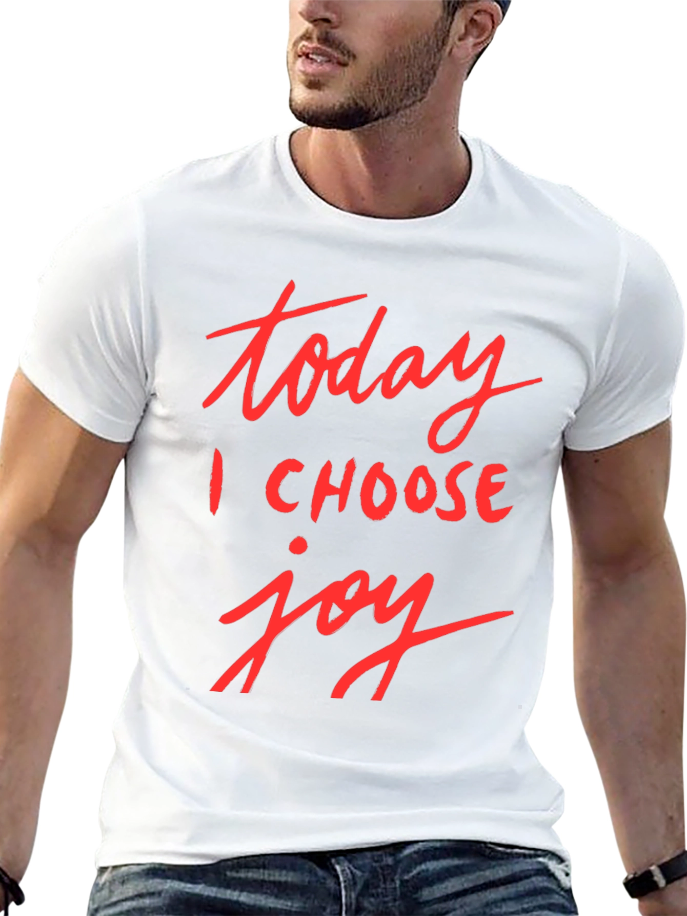 Today I Choose Joy Black Graphic Tee