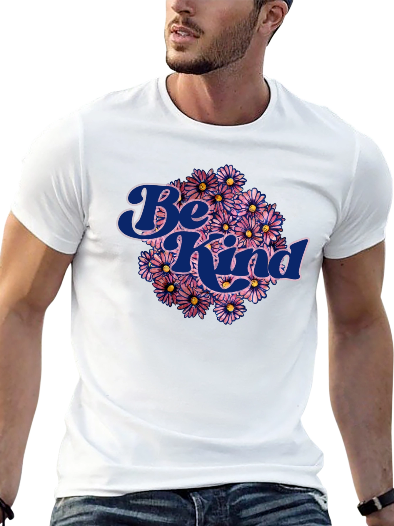 Be Kind Flower Graphic T-Shirt