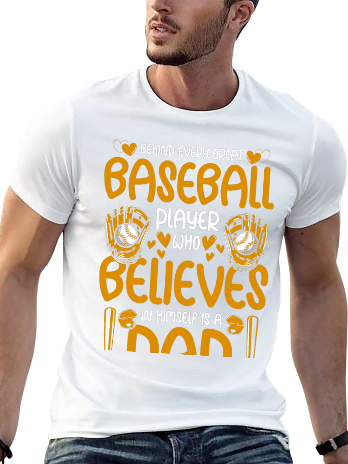 Baseball Dad T-Shirt: Great Player Believer
