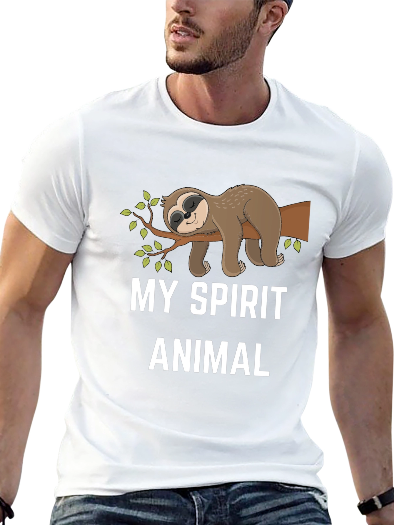 My Spirit Animal Sloth T-Shirt - Relaxed & Comfy