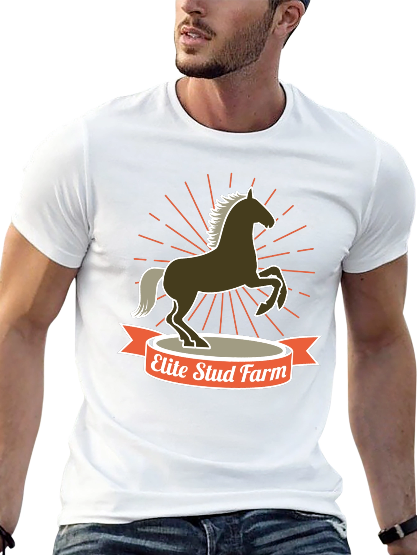 Elite Stud Farm Horse Graphic Tee
