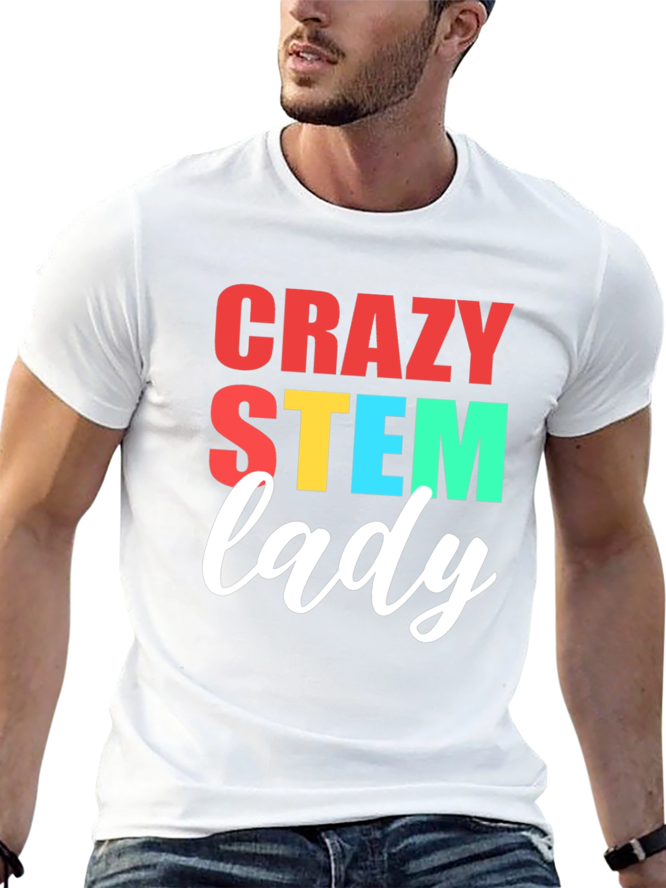 Crazy STEM Lady T-Shirt - Science Tee
