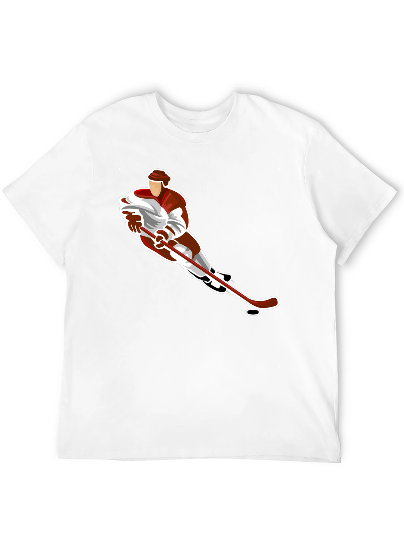 Hockey Player Graphic T-Shirt