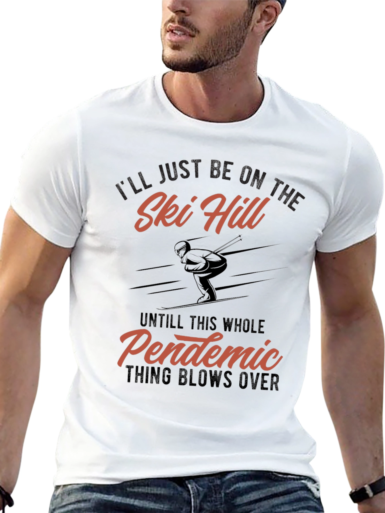 Ski Hill Pandemic T-Shirt