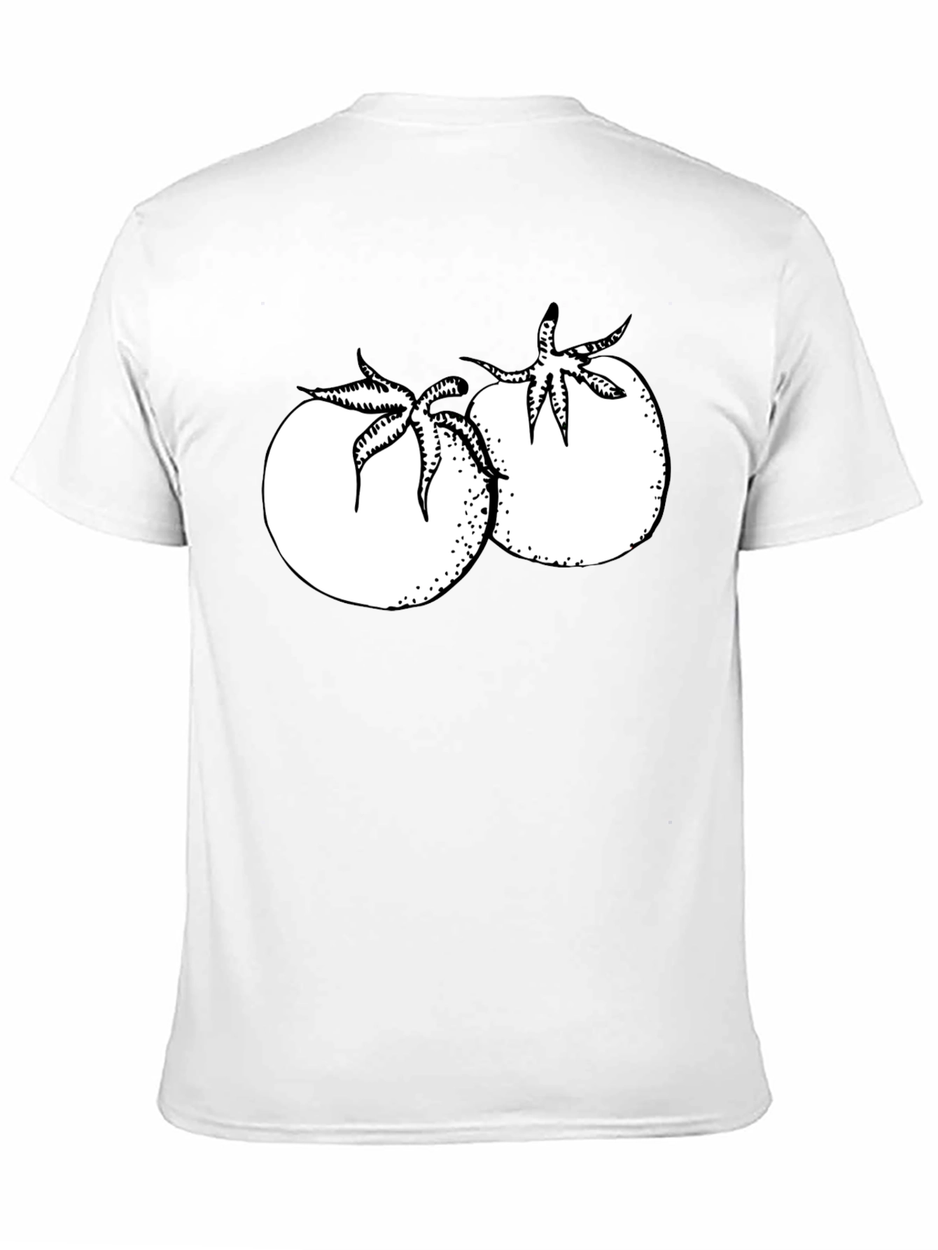 Tomato Graphic T-Shirt - Black Cotton Tee