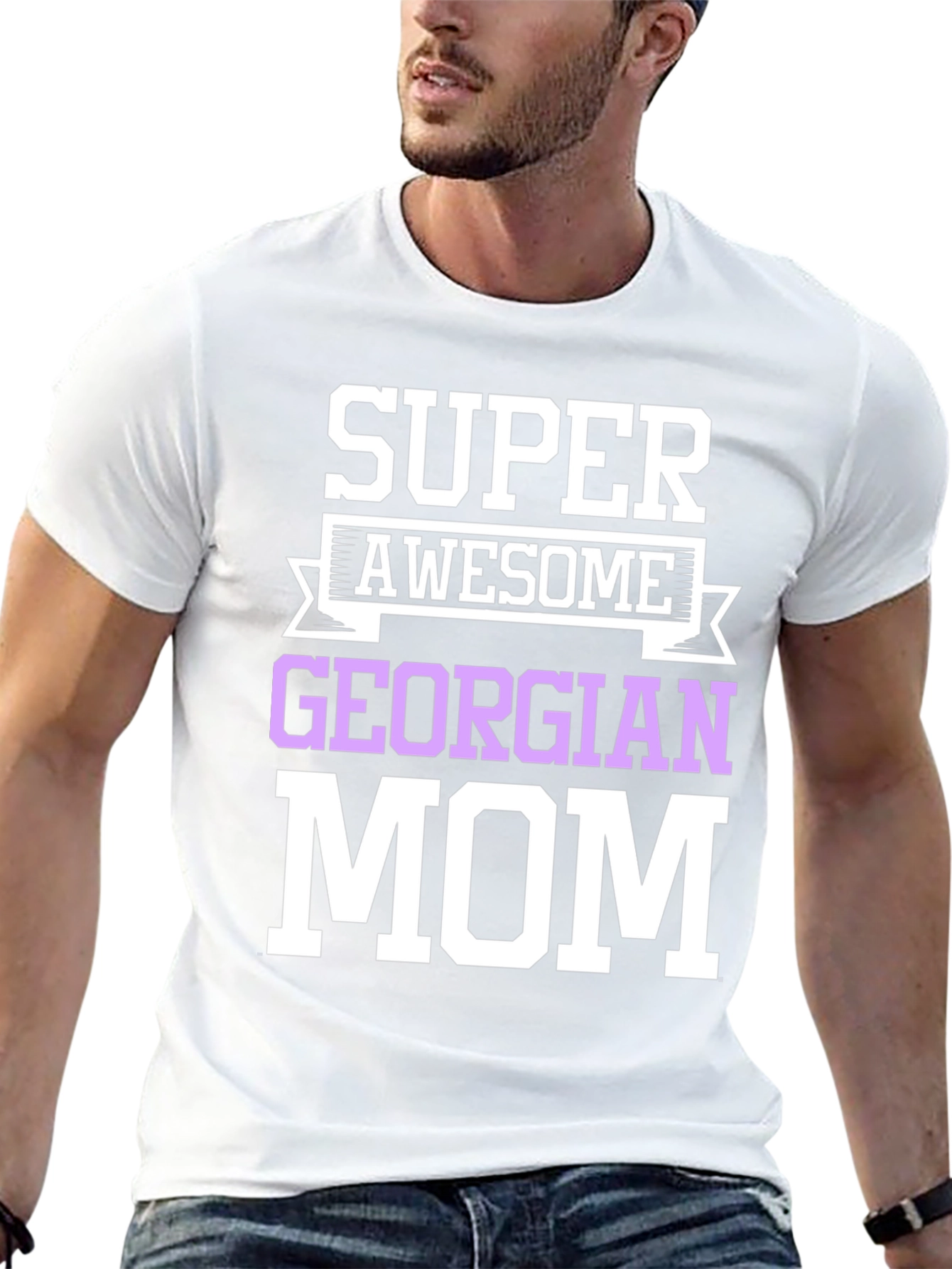 Super Awesome Georgian Mom T-Shirt