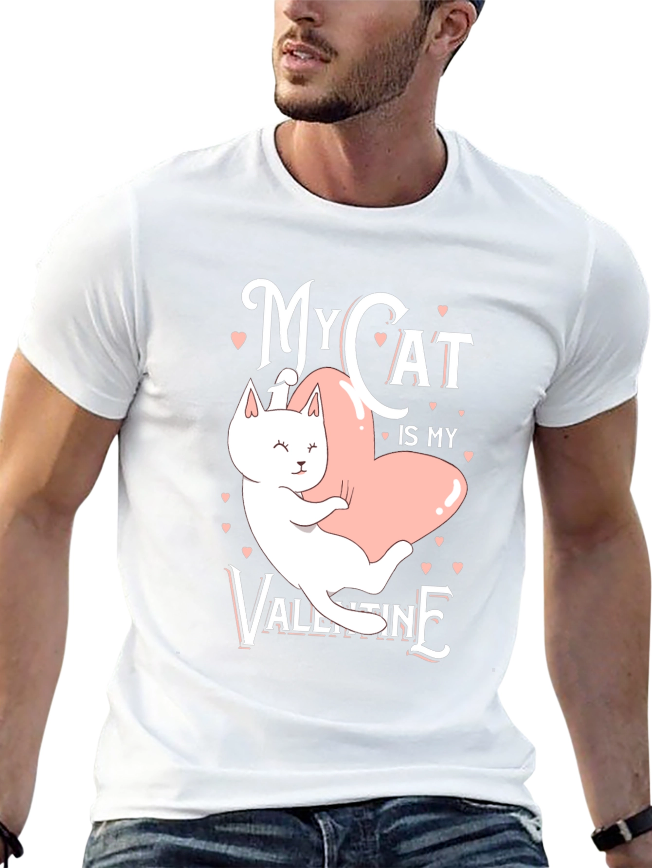 My Cat is My Valentine T-Shirt