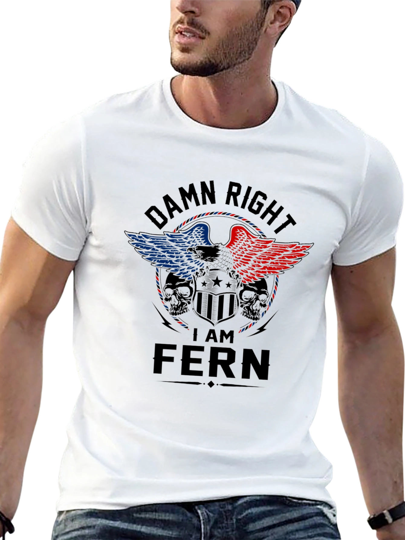 Damn Right I Am FERN Graphic T-Shirt