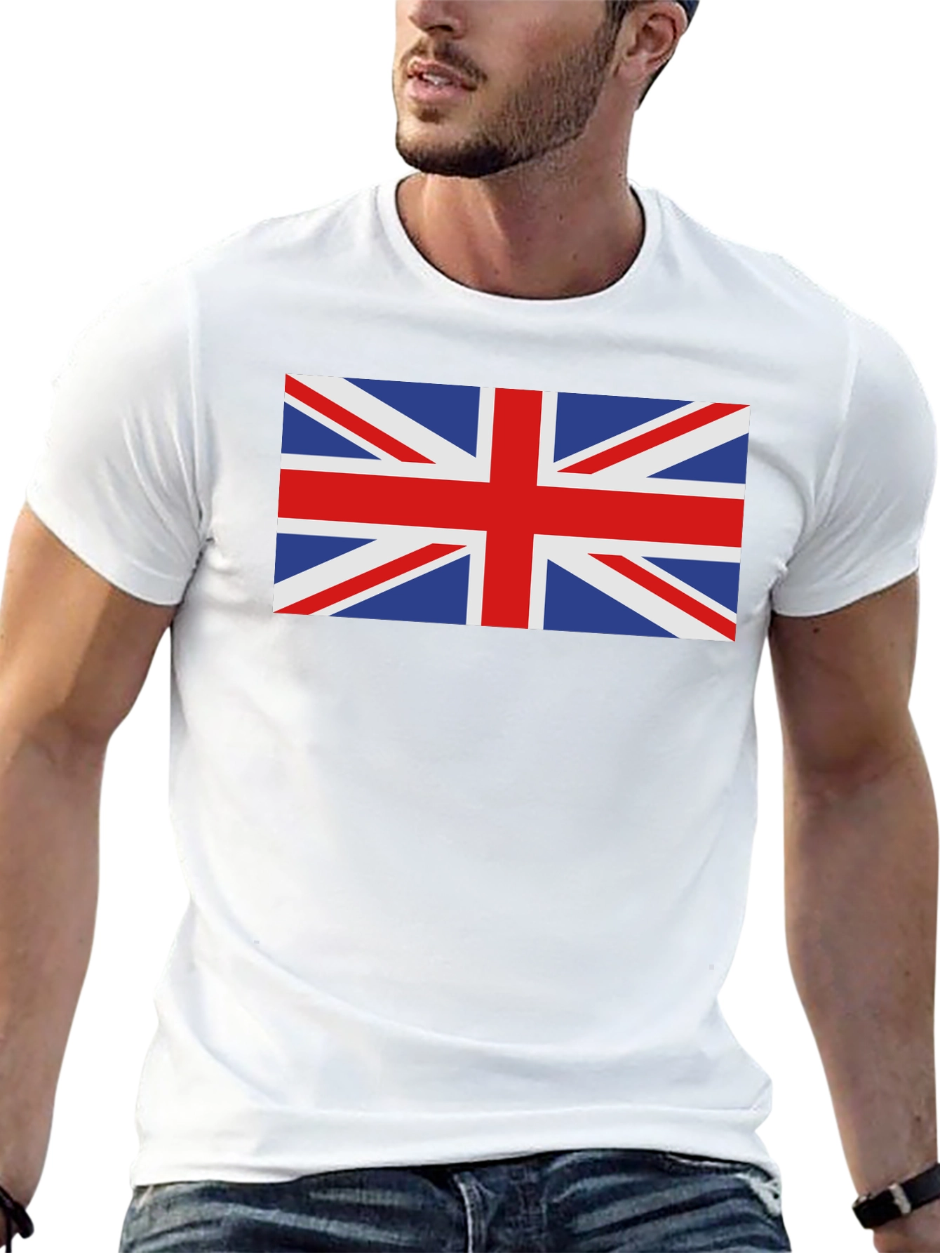 Union Jack Flag Graphic T-Shirt