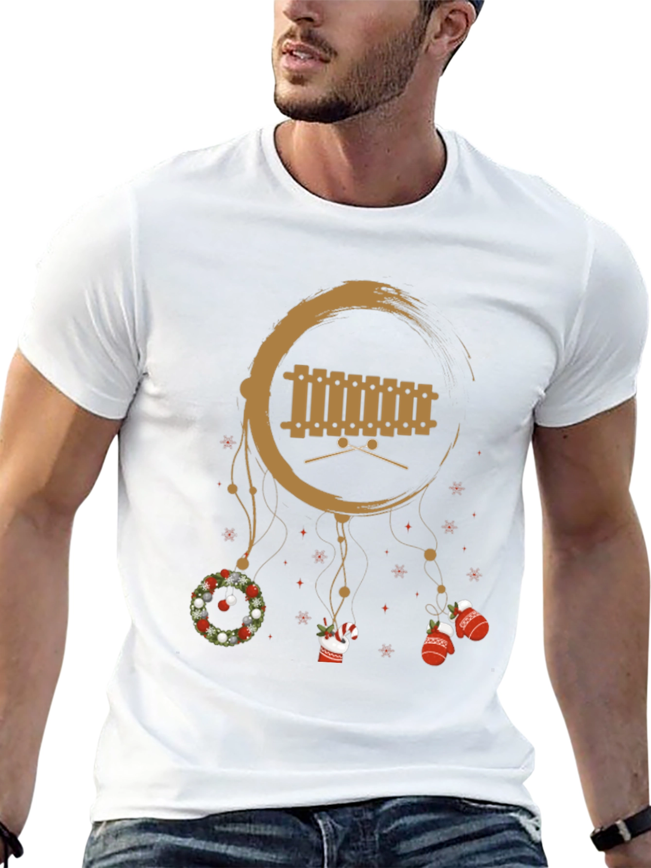 Festive Xylophone Christmas T-Shirt