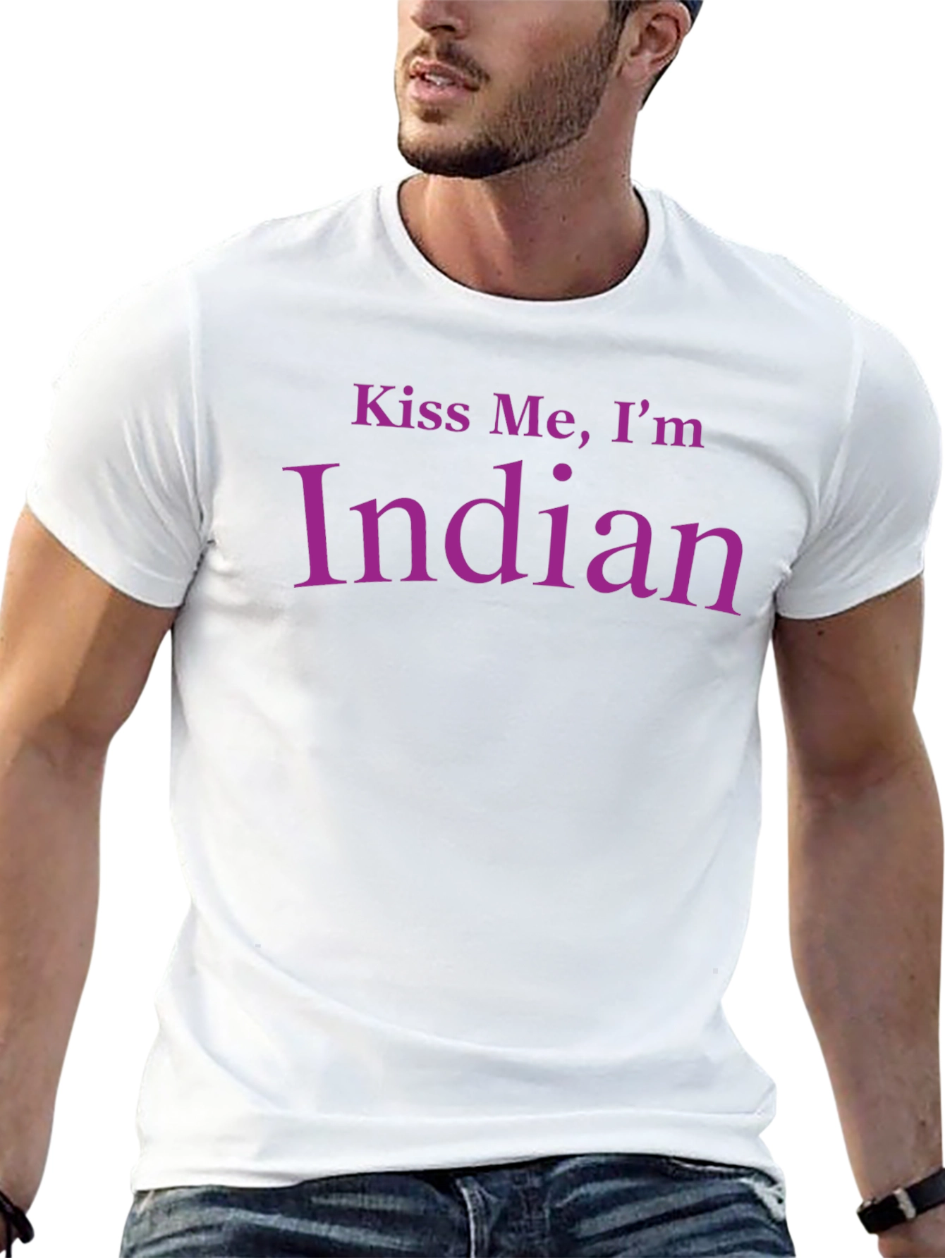 Kiss Me Im Indian - Graphic T-Shirt