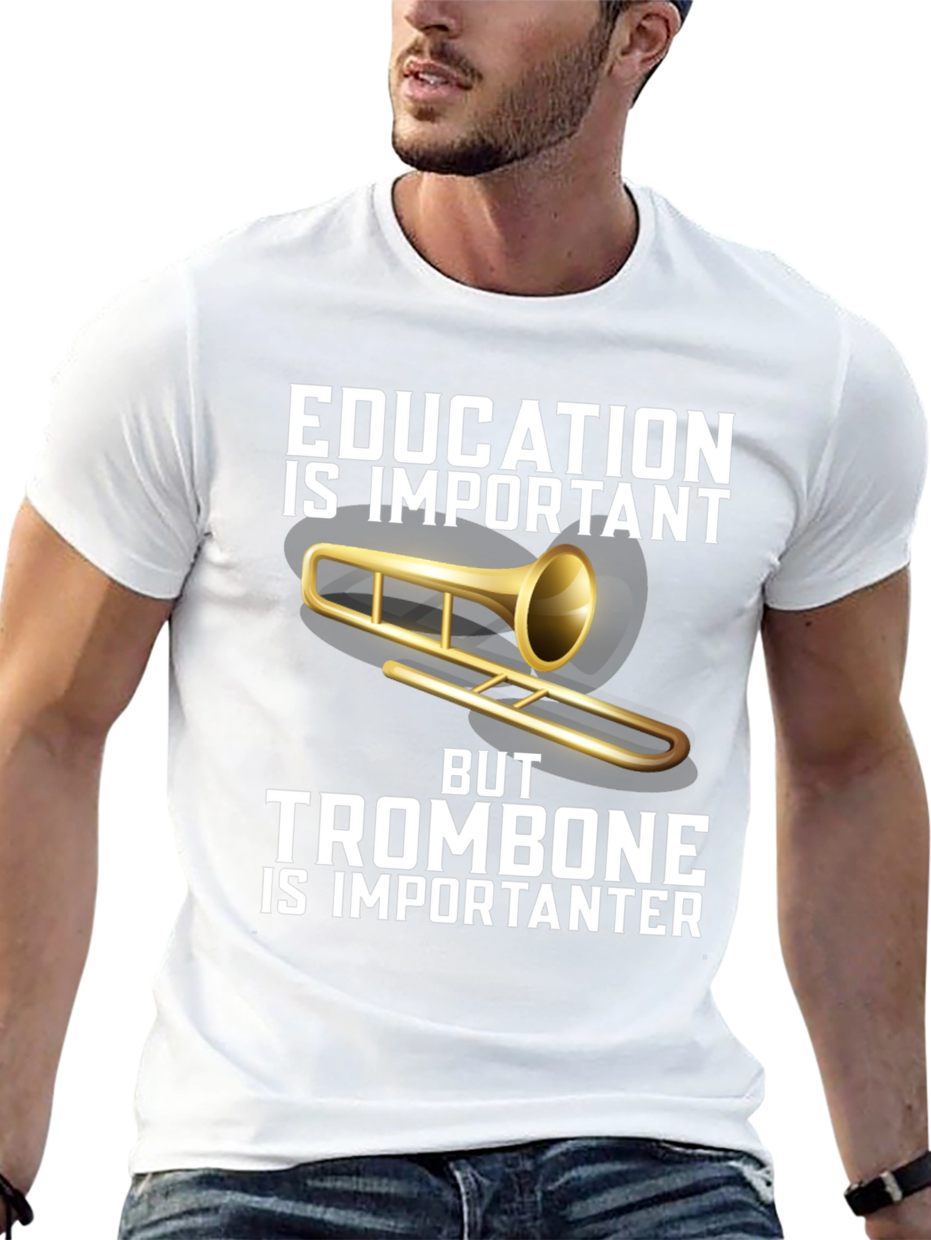 Education is Important Trombone T-Shirt