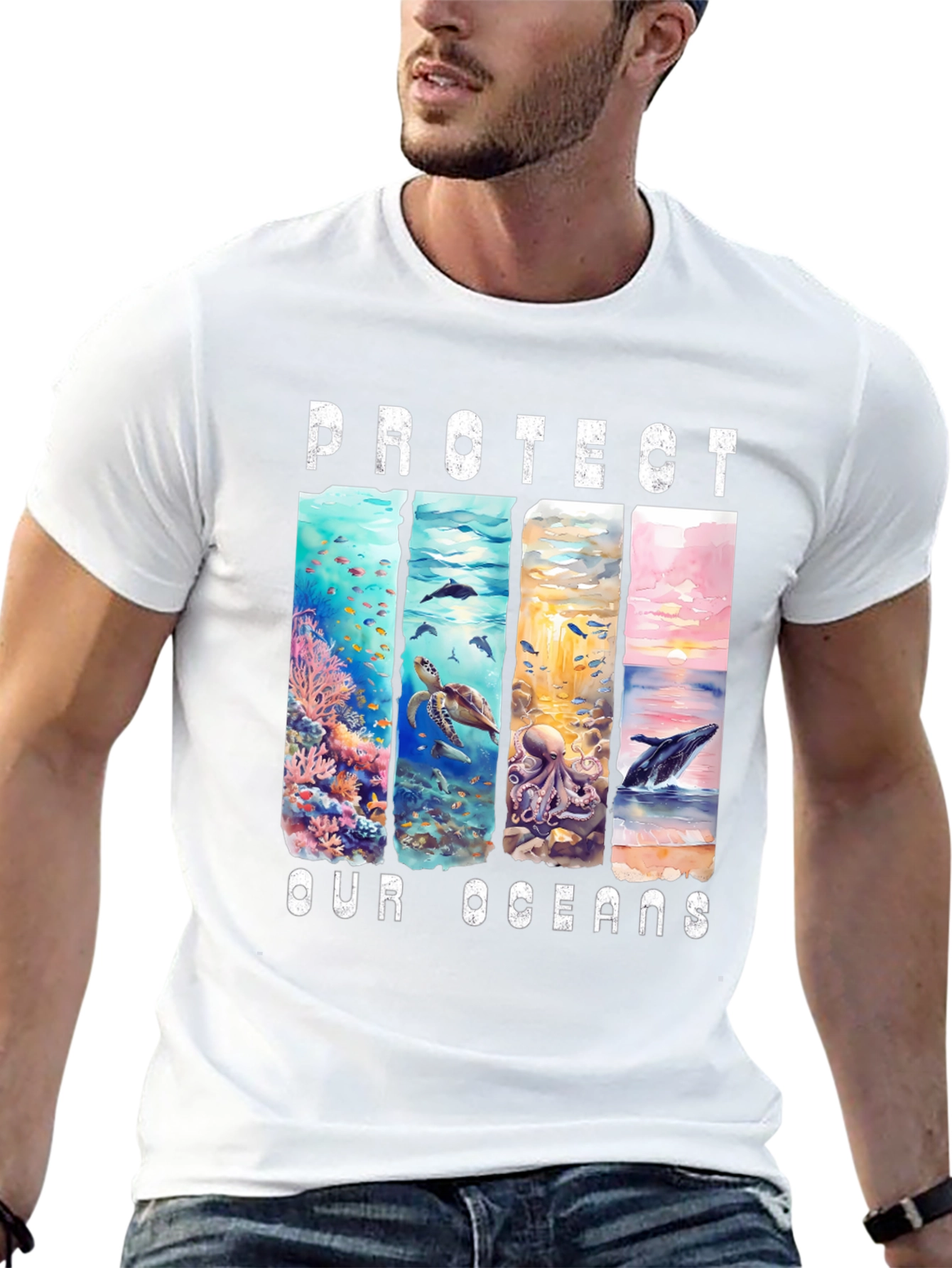 Protect Our Oceans Graphic T-Shirt