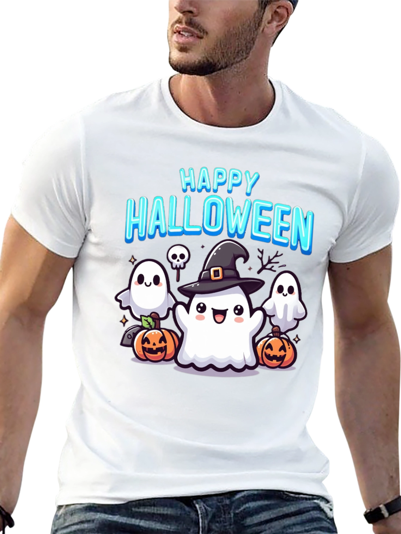 Happy Halloween Ghost T-Shirt