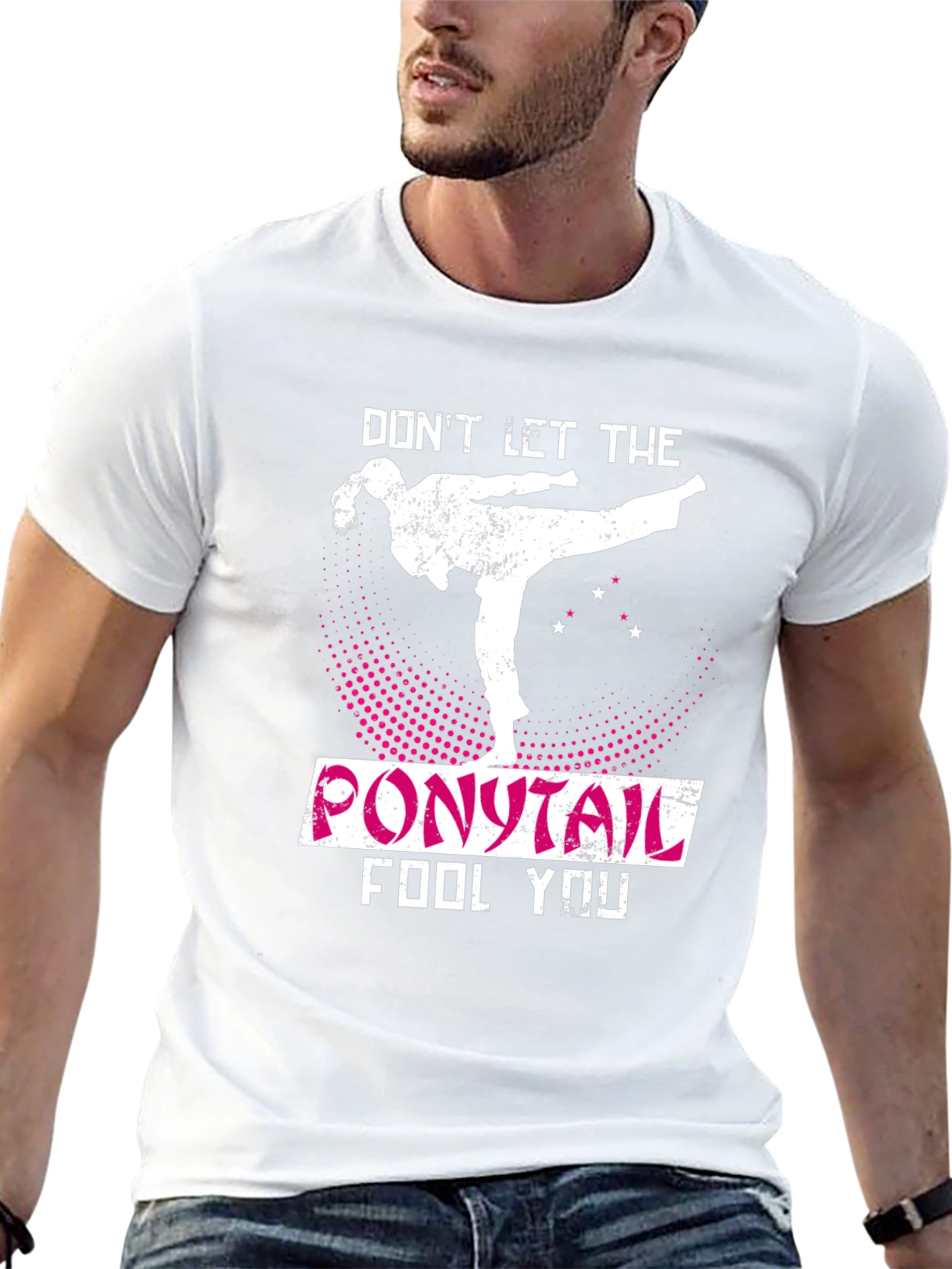 Dont Let The Ponytail Fool You Karate T-Shirt