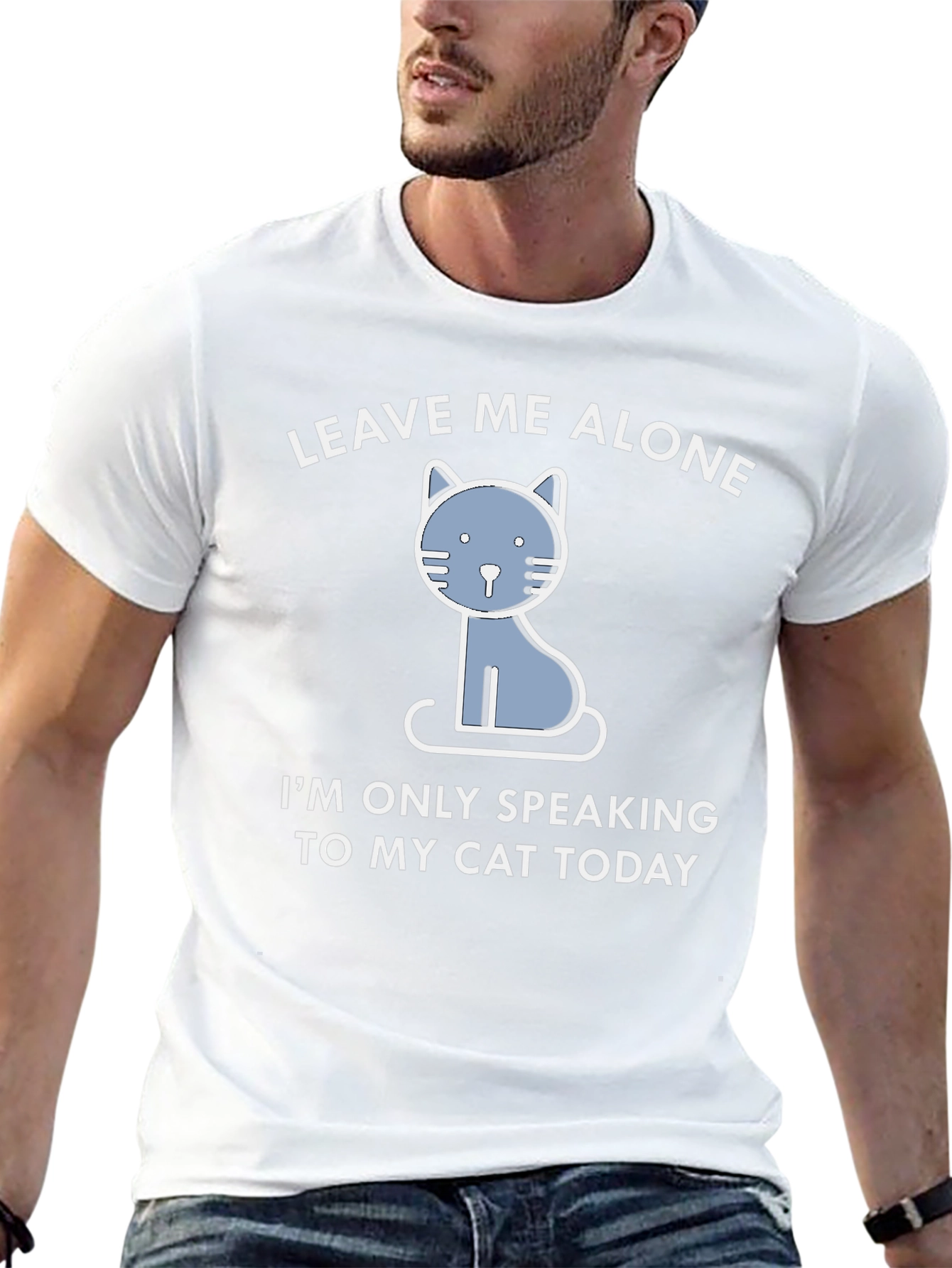 Leave Me Alone Cat T-Shirt - Funny Graphic Tee