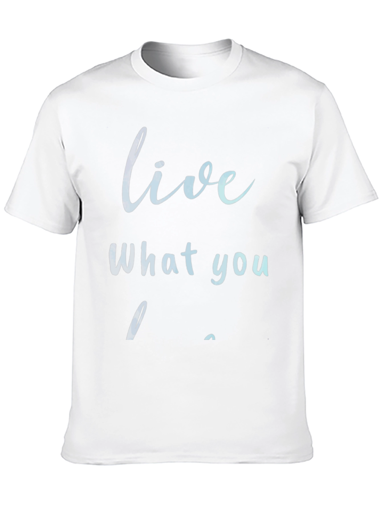 Live What You Love Black Graphic Tee