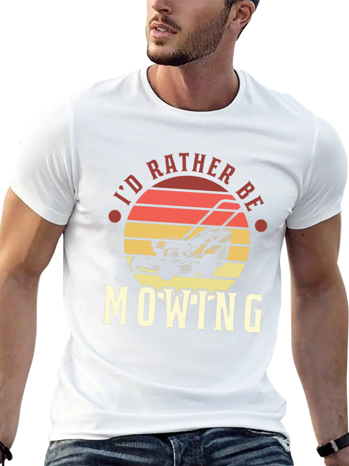 Id Rather Be Mowing T-Shirt