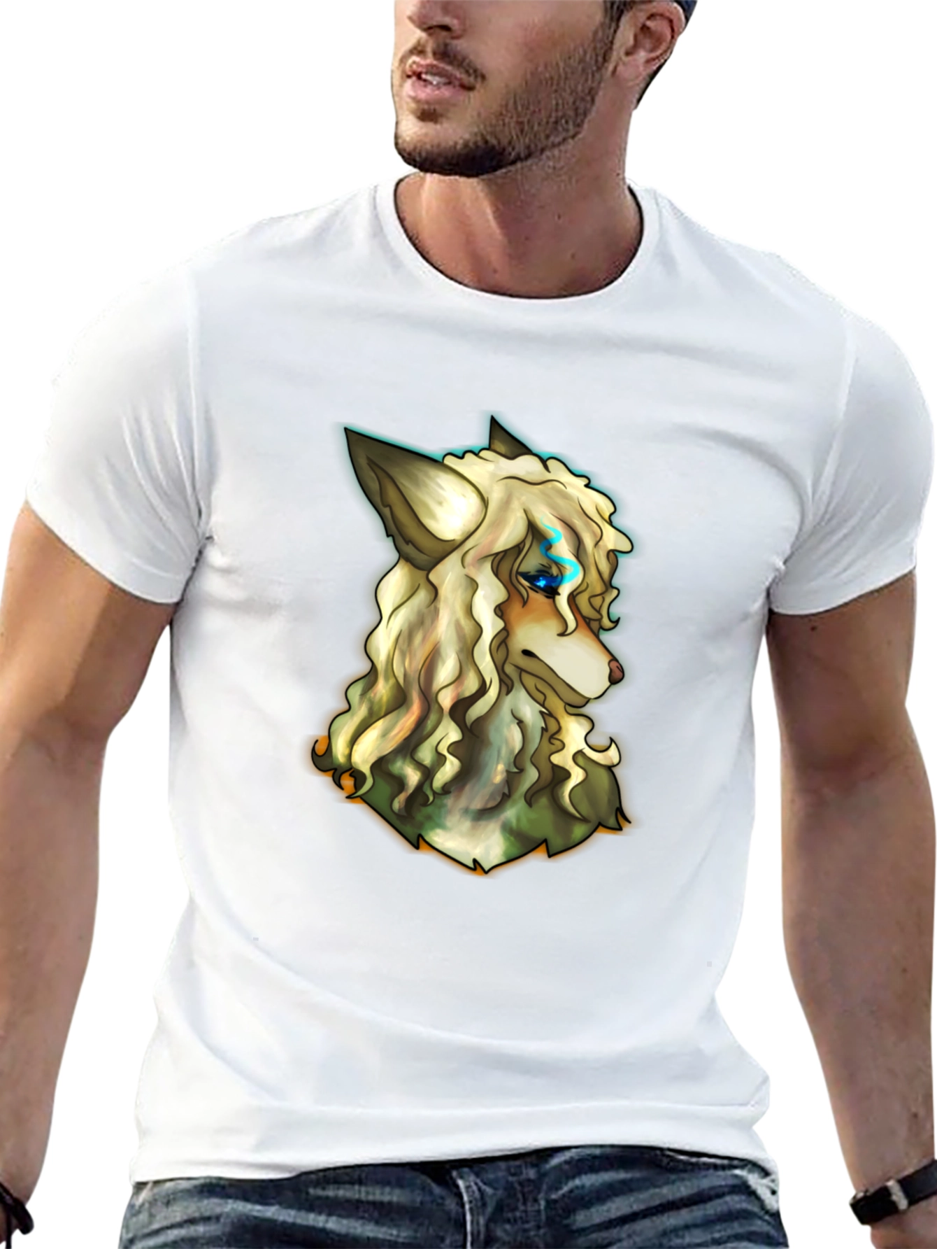 Wolf Graphic Black T-Shirt