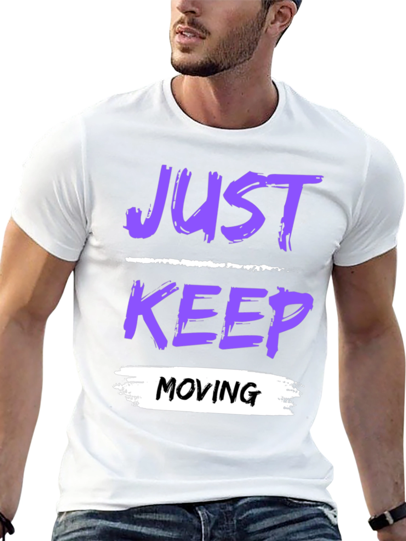 Just Keep Moving Graphic T-Shirt