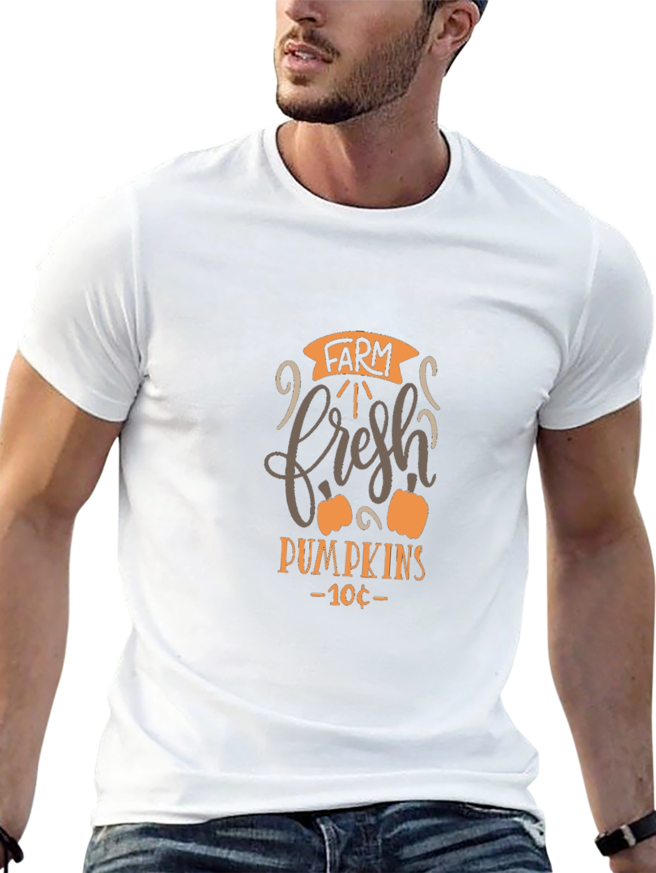 Farm Fresh Pumpkins Graphic T-Shirt
