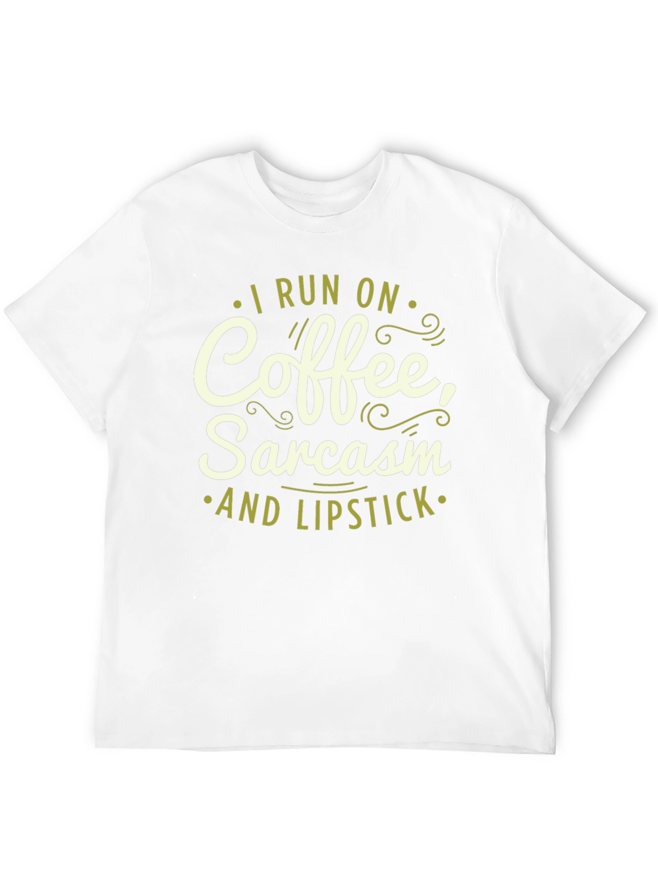 Coffee Sarcasm Lipstick T-Shirt