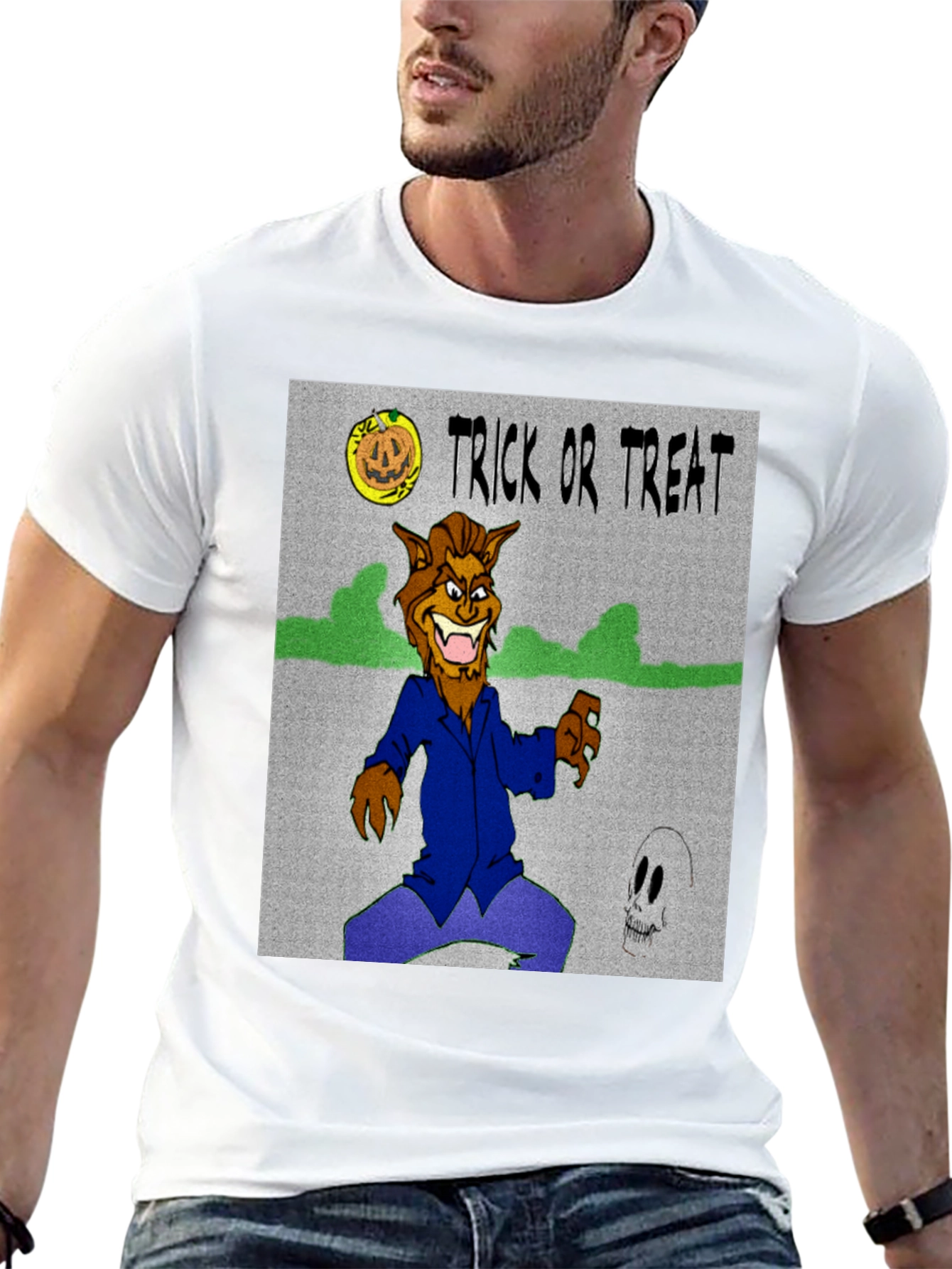 Halloween Trick or Treat Werewolf T-Shirt