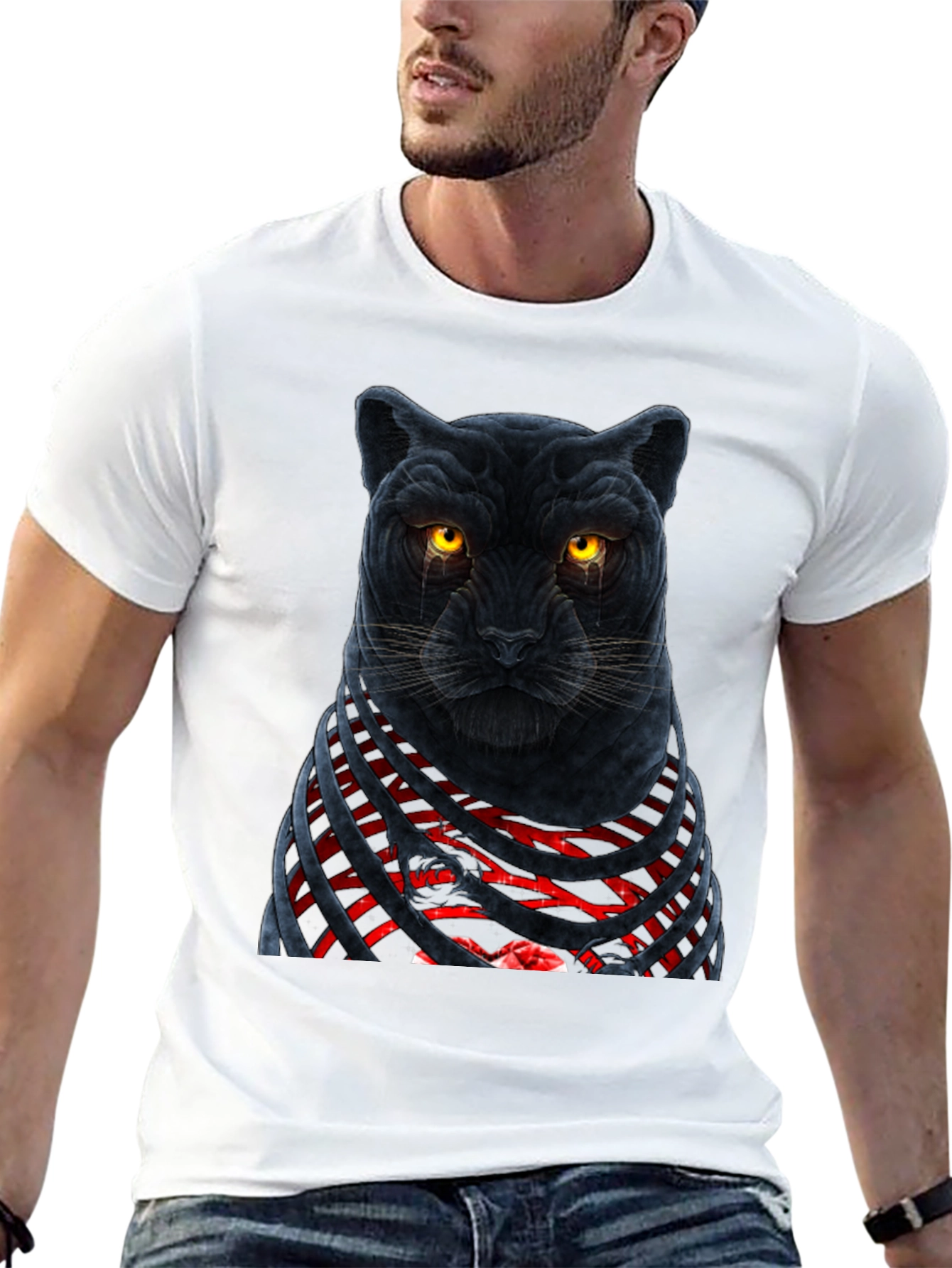 Black Panther Graphic Tee - Unique Design