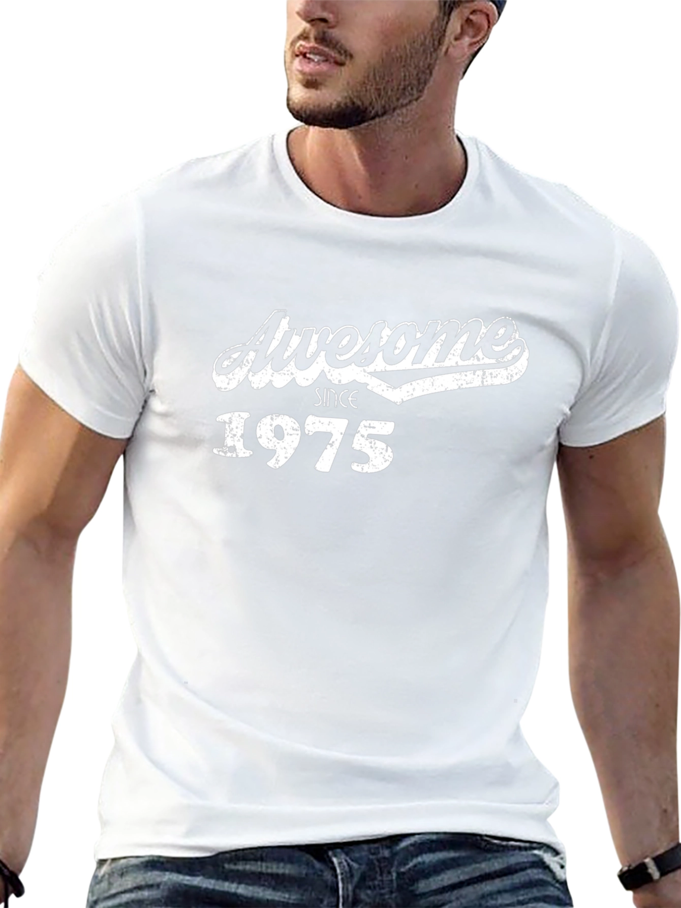 Awesome Since 1975 Black T-Shirt