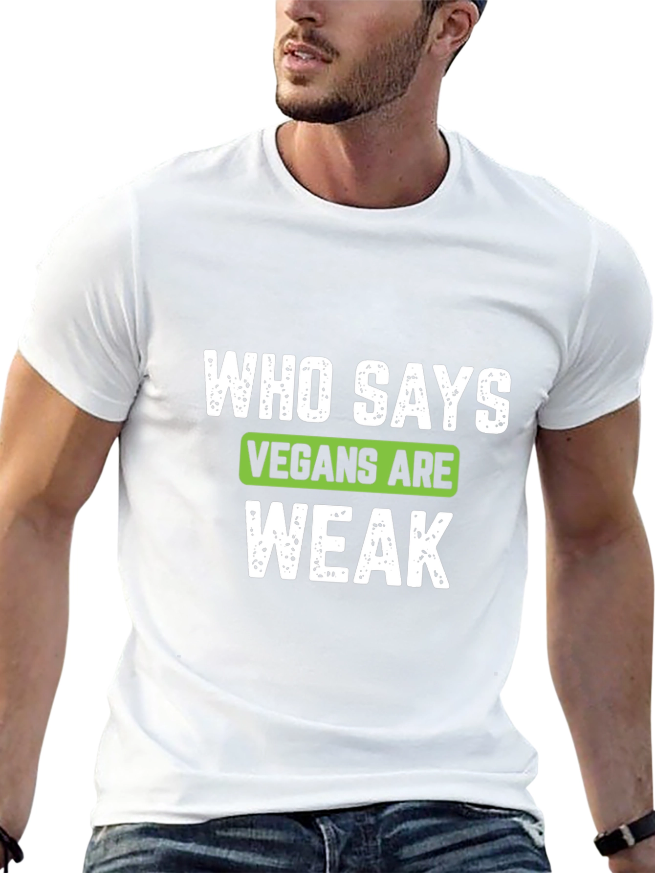 Vegan Strong T-Shirt - Who Says Vegans Are Weak?
