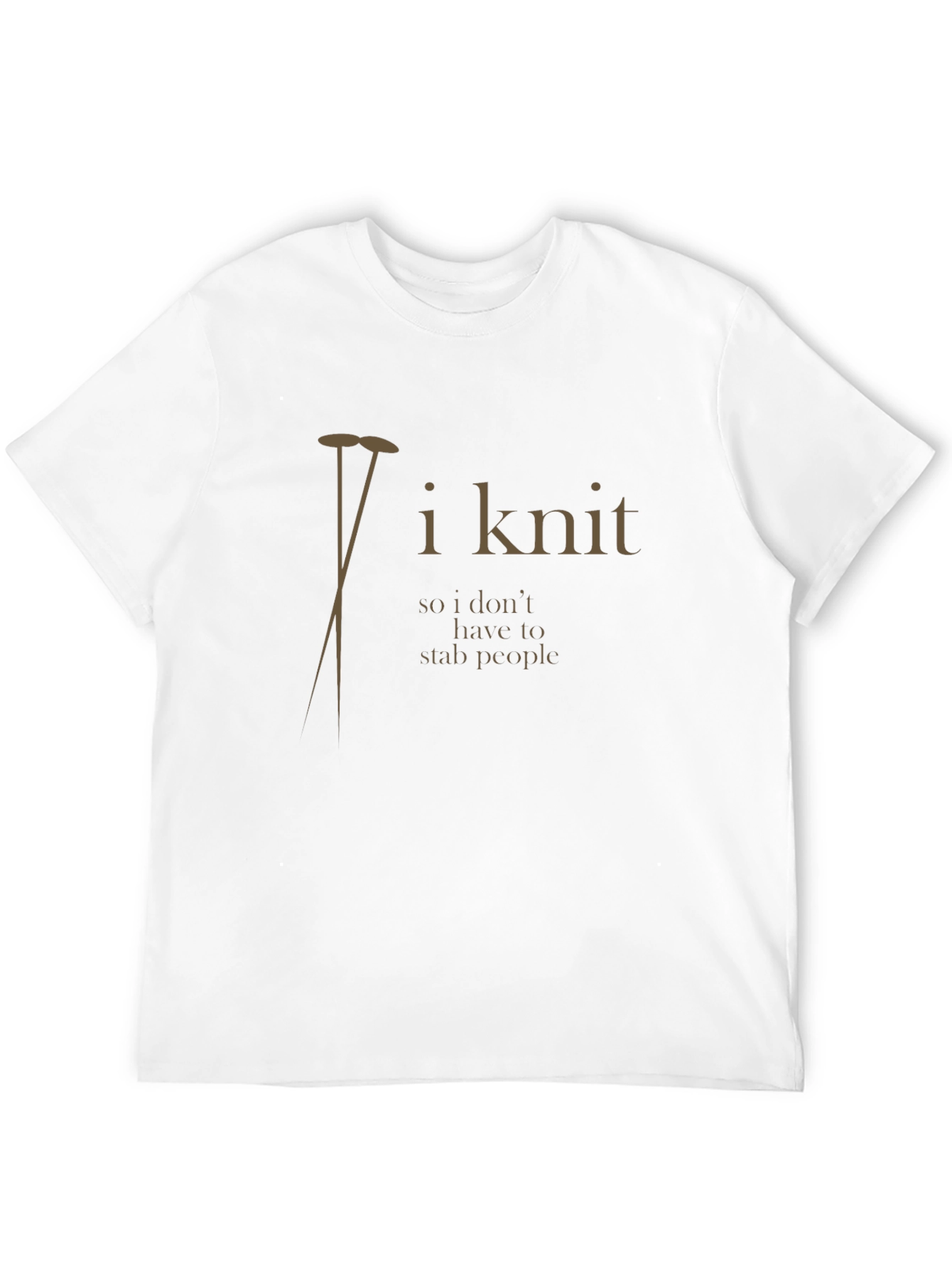 I Knit Funny T-Shirt