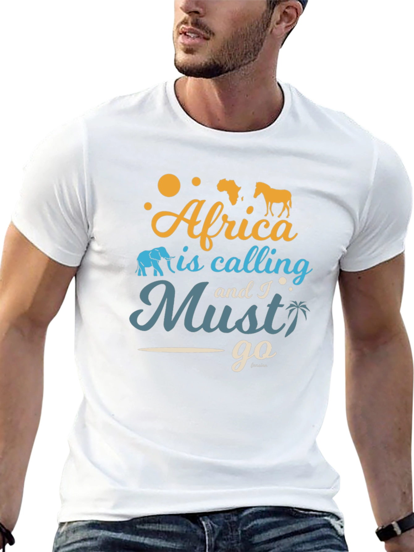 Africa Is Calling Graphic T-Shirt