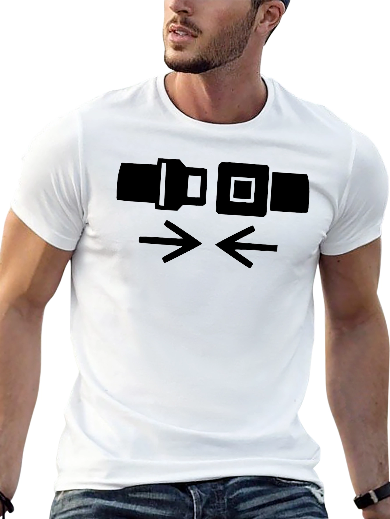 Buckle Up Graphic Tee - Black