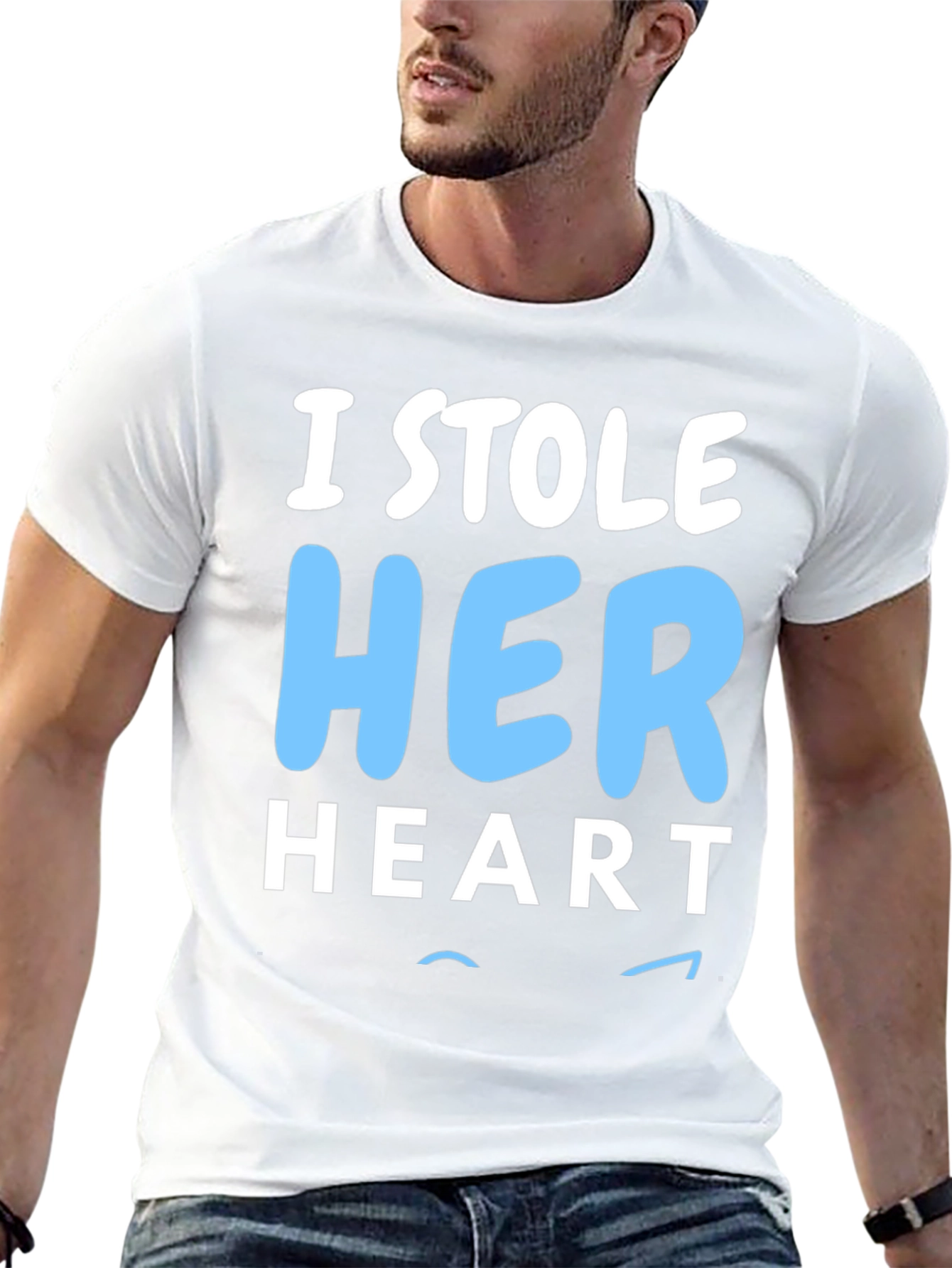 I Stole Her Heart Mens T-Shirt