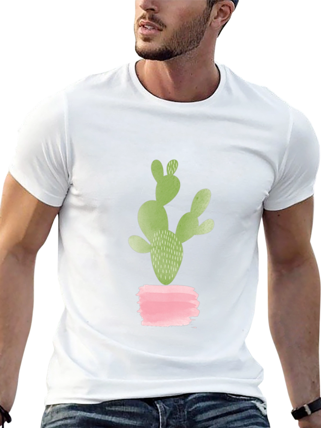 Cactus Graphic Tee - Stylish Plant Lover Shirt