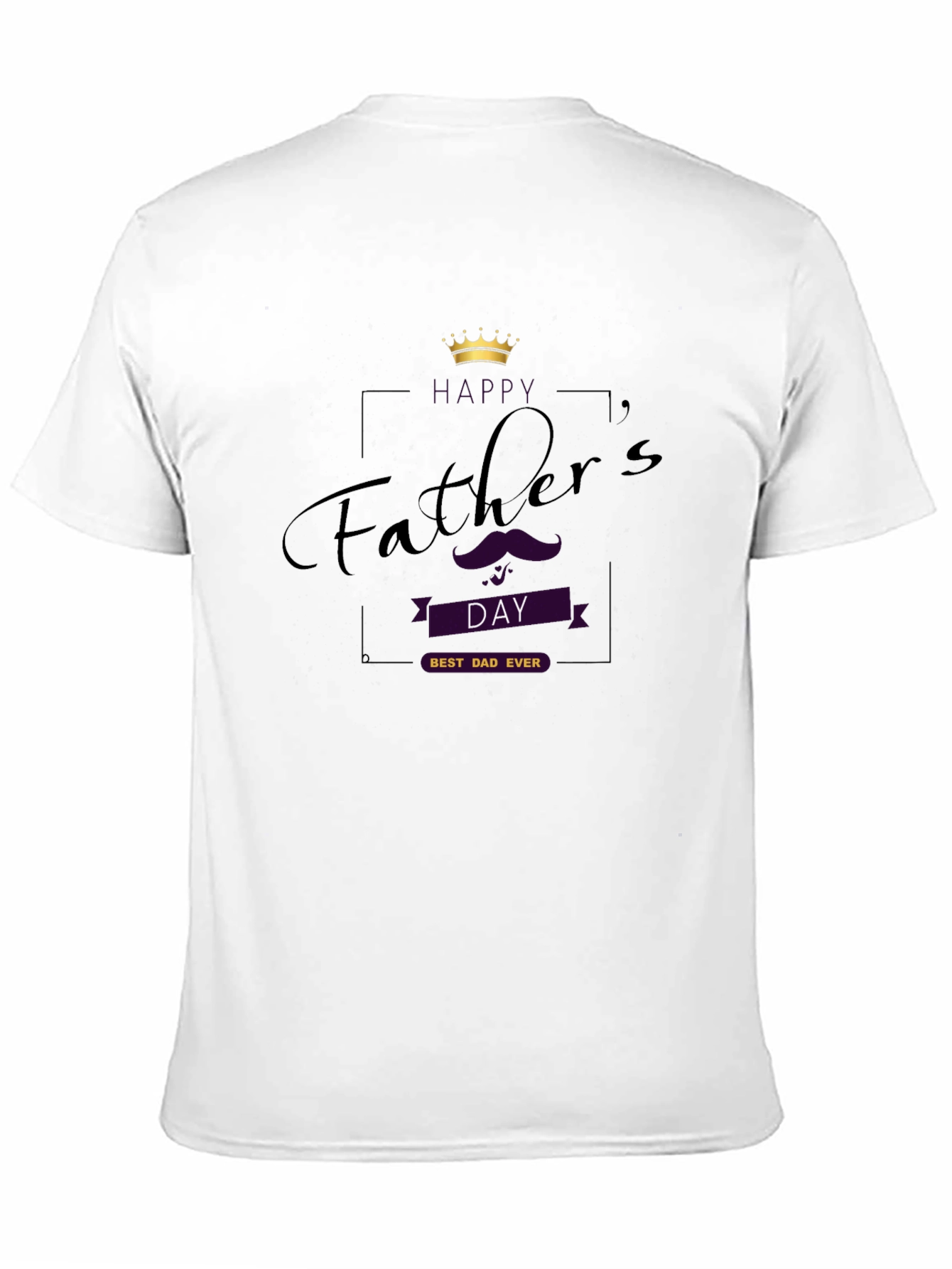 Fathers Day Best Dad Ever Black T-Shirt