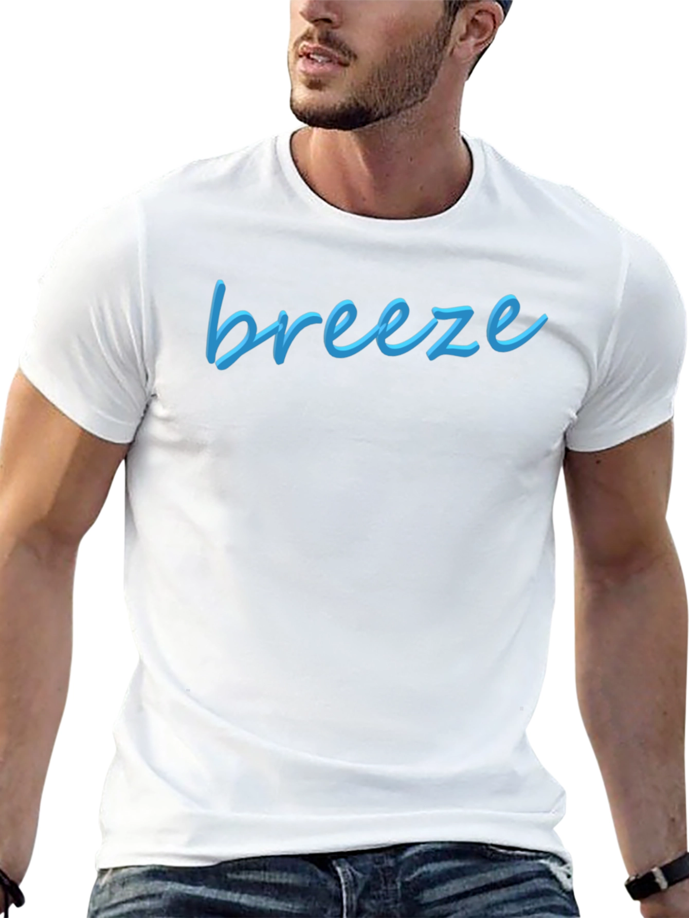 Breeze Graphic Tee - Casual Comfort Stylish Design