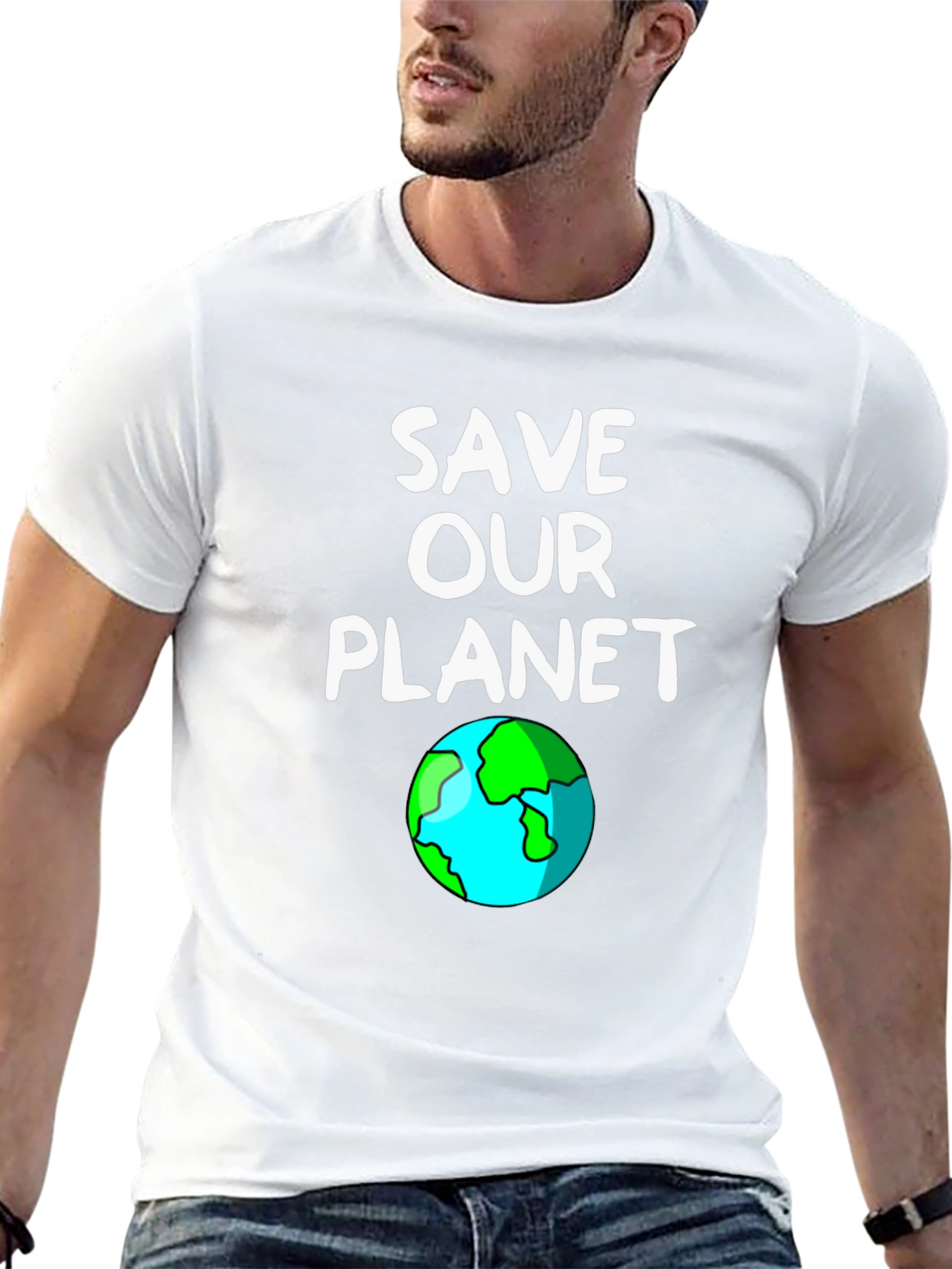 Save Our Planet Graphic Tee - Black