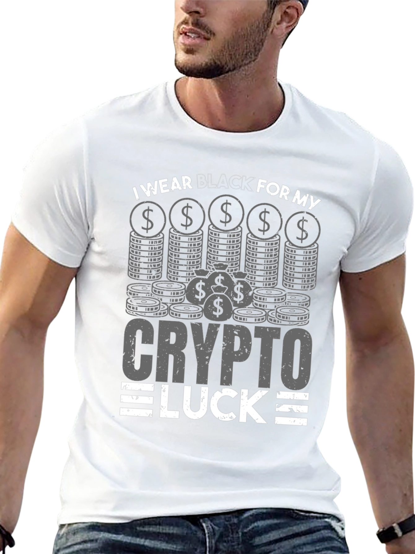 Crypto Luck Black T-Shirt