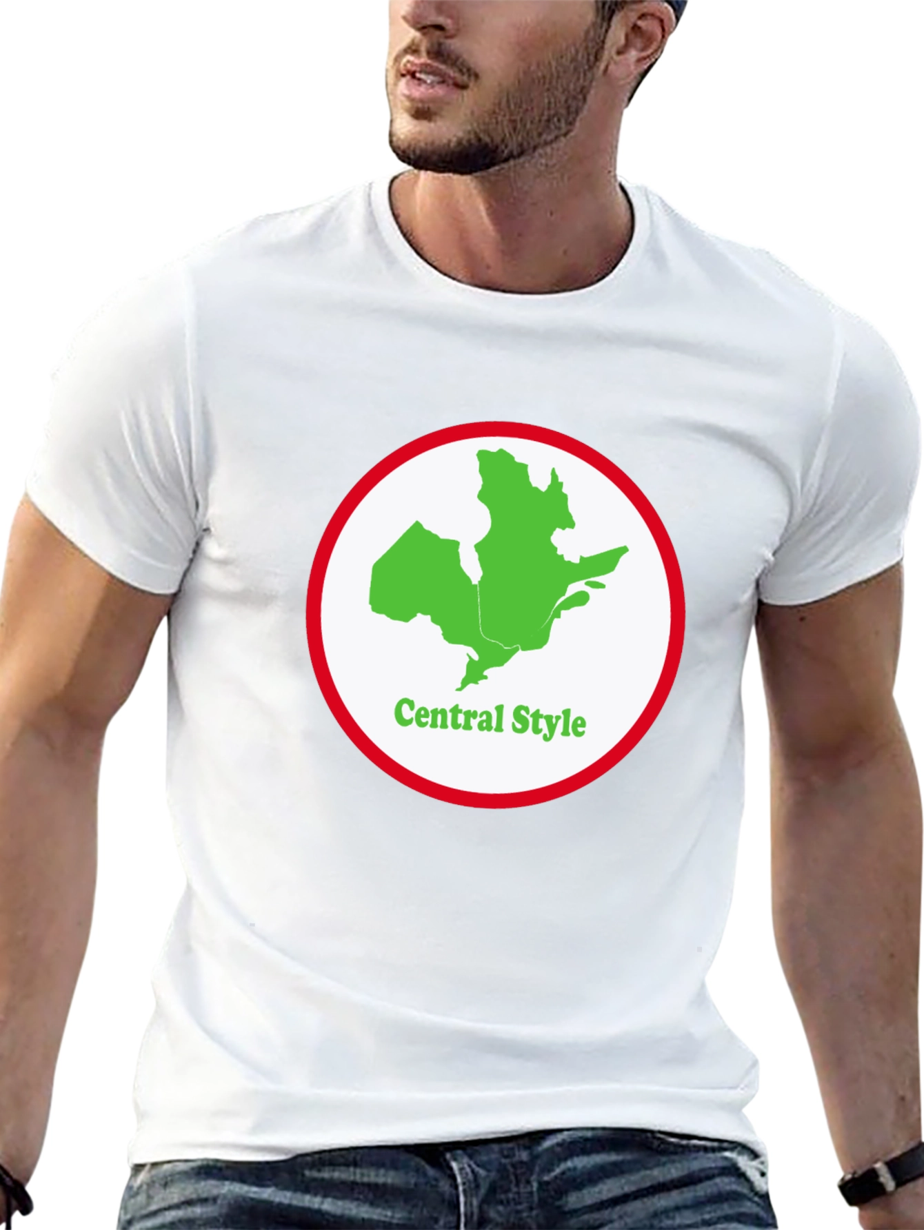 Central Style Graphic Tee - Black