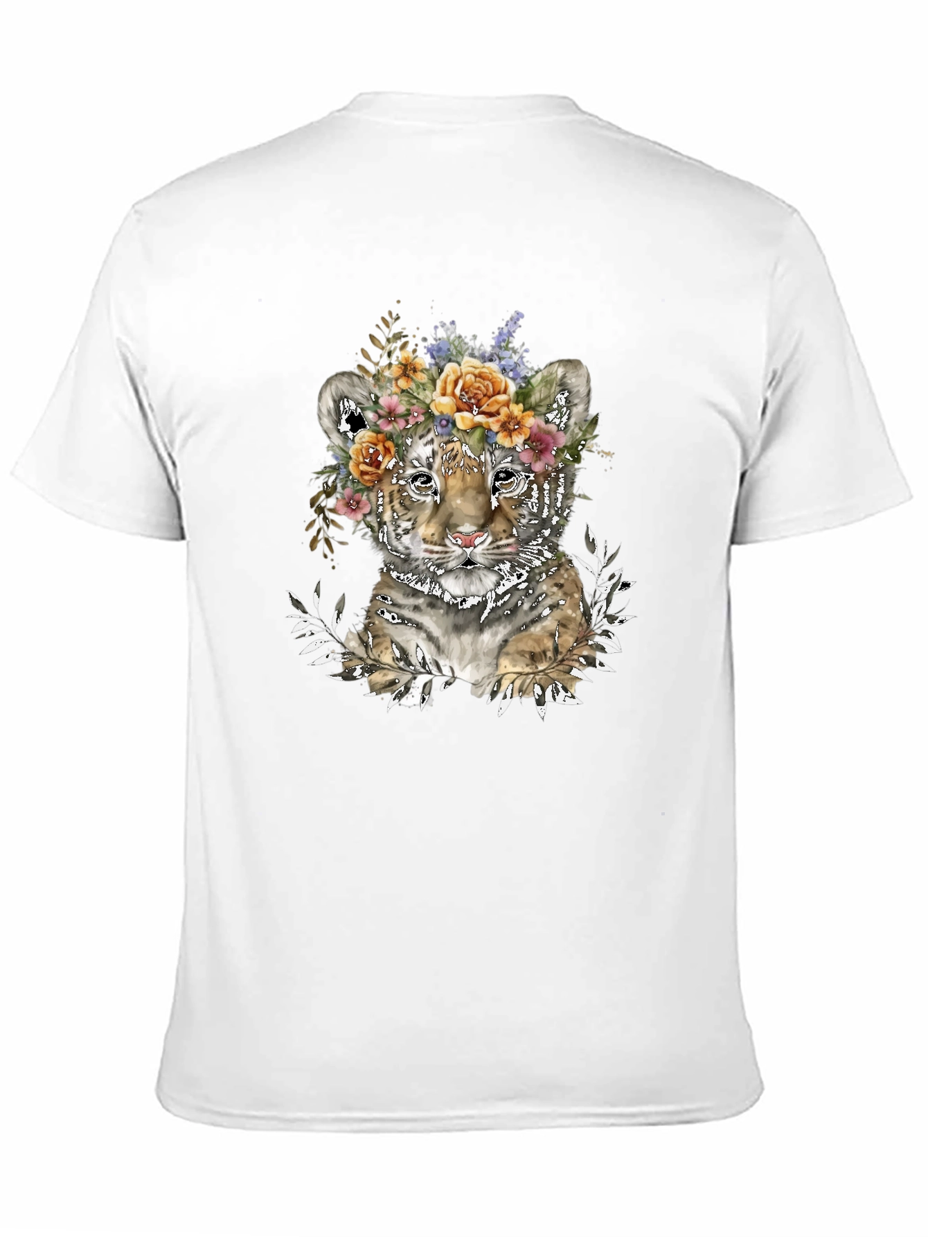 Floral Tiger Cub Graphic Tee