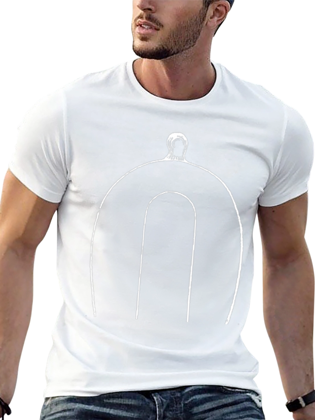 Abstract Art Black T-Shirt