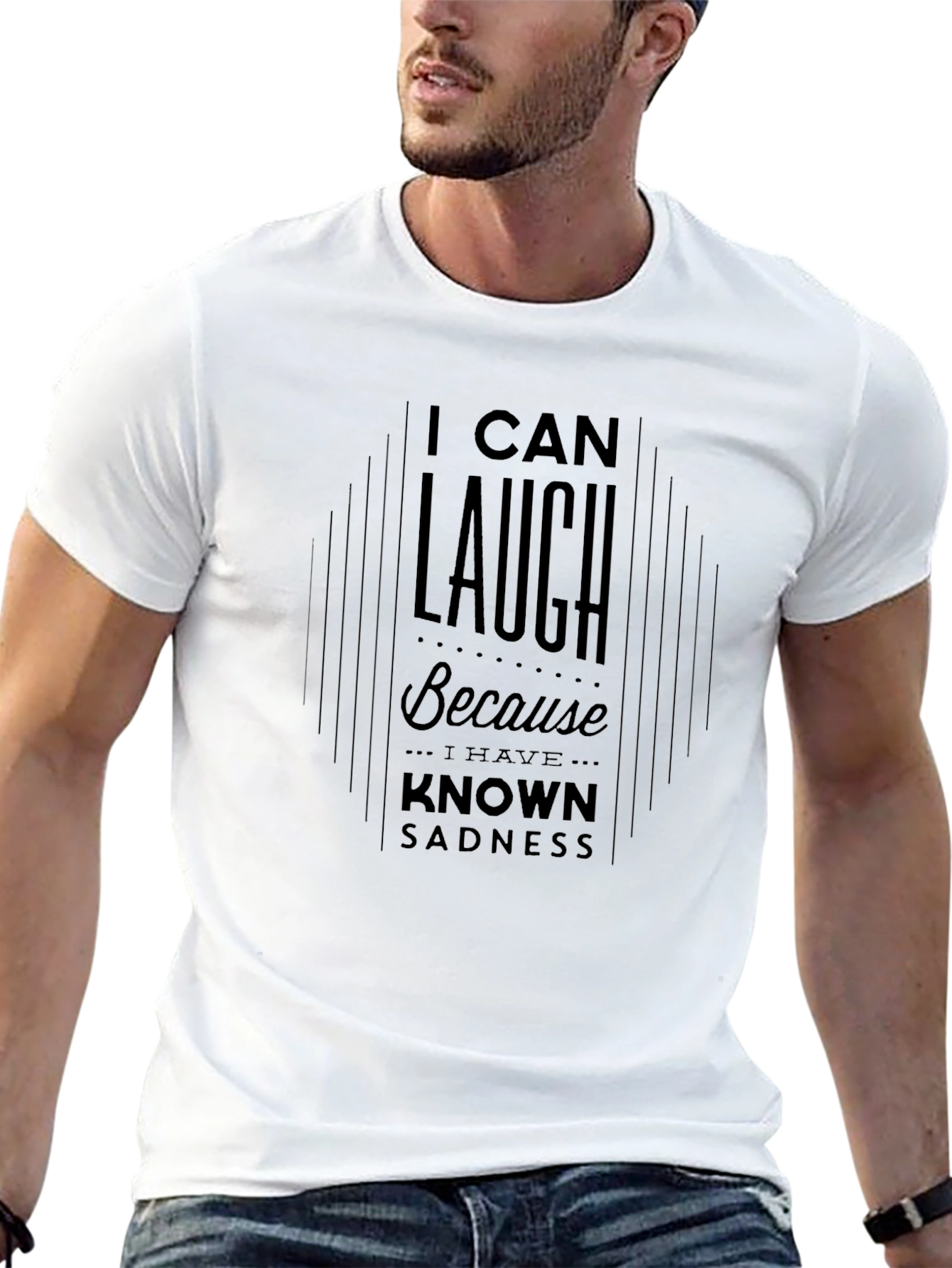 I Can Laugh Graphic Tee - Unisex Black T-Shirt
