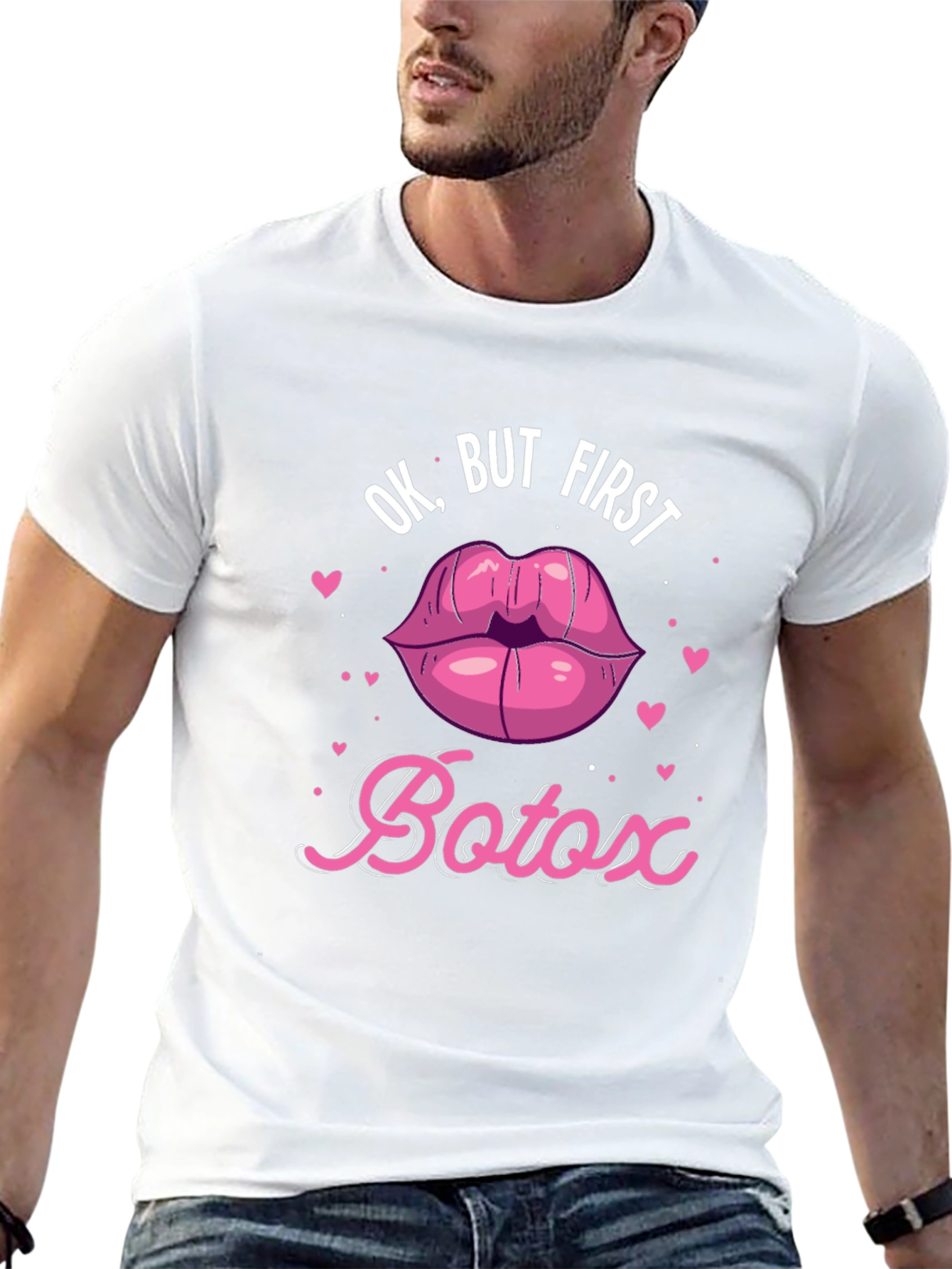 Ok But First Botox T-Shirt - Funny Graphic Tee